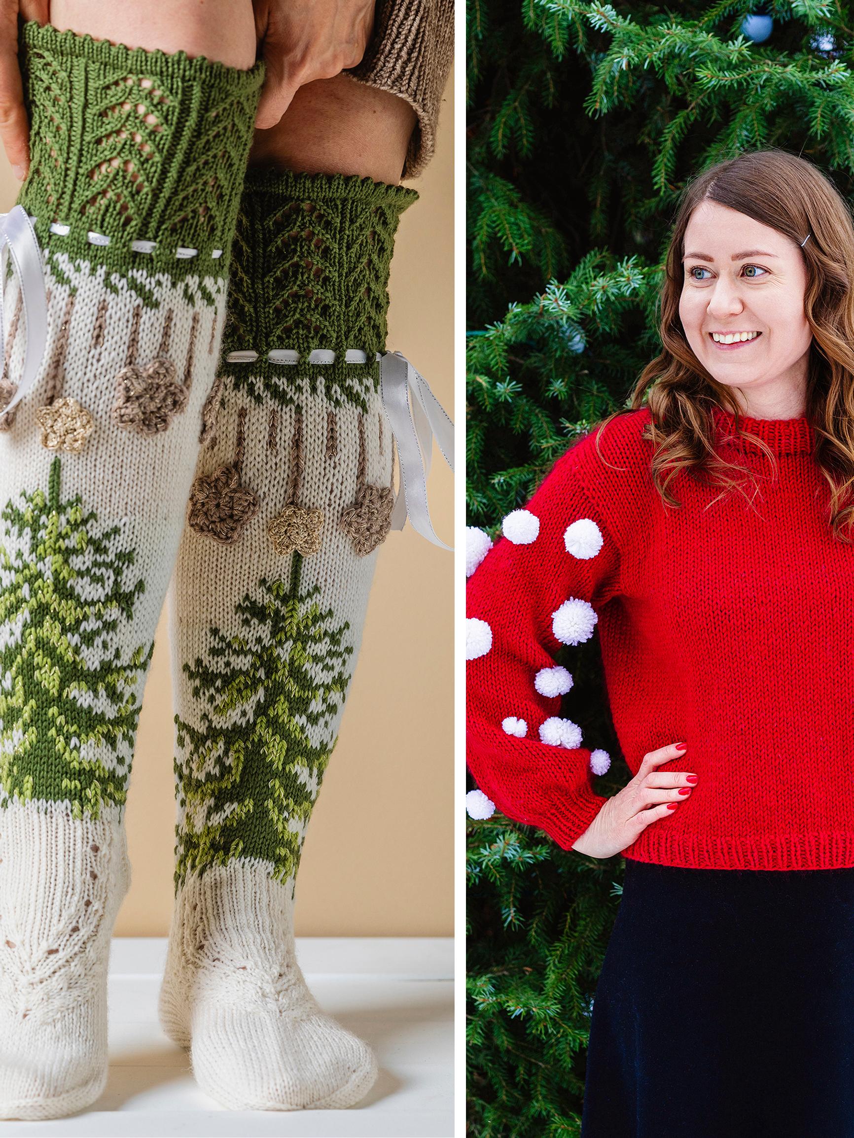 Jouluneuleet tuovat juhlamielen – katso tonttulakki, kuusisukat + 4 muuta ihanaa ohjetta