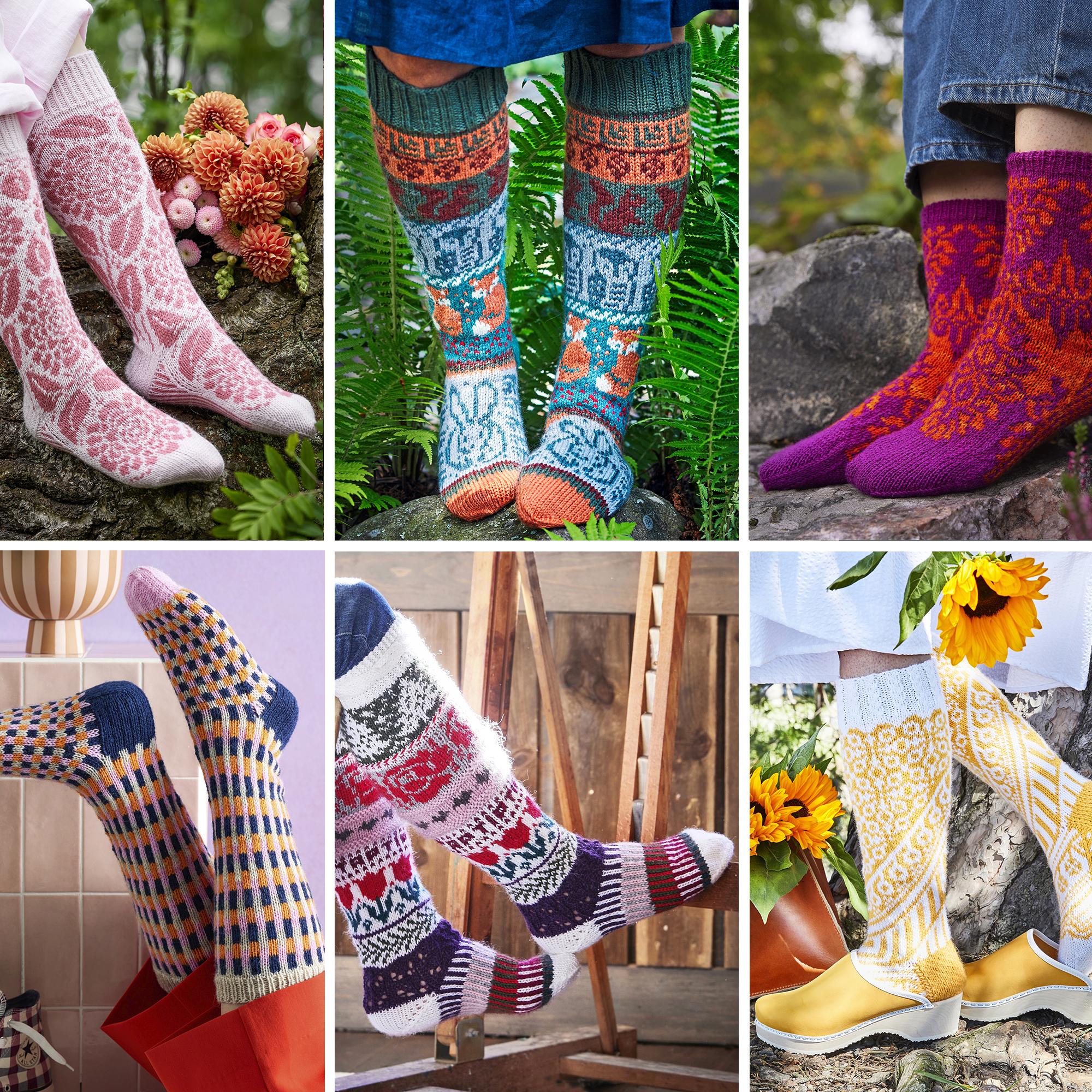 Kauneimmat kirjoneulesukat – nappaa 38 ihanaa ohjetta, joista löytyy helppoja malleja aloittelijoille ja haastetta taitureille