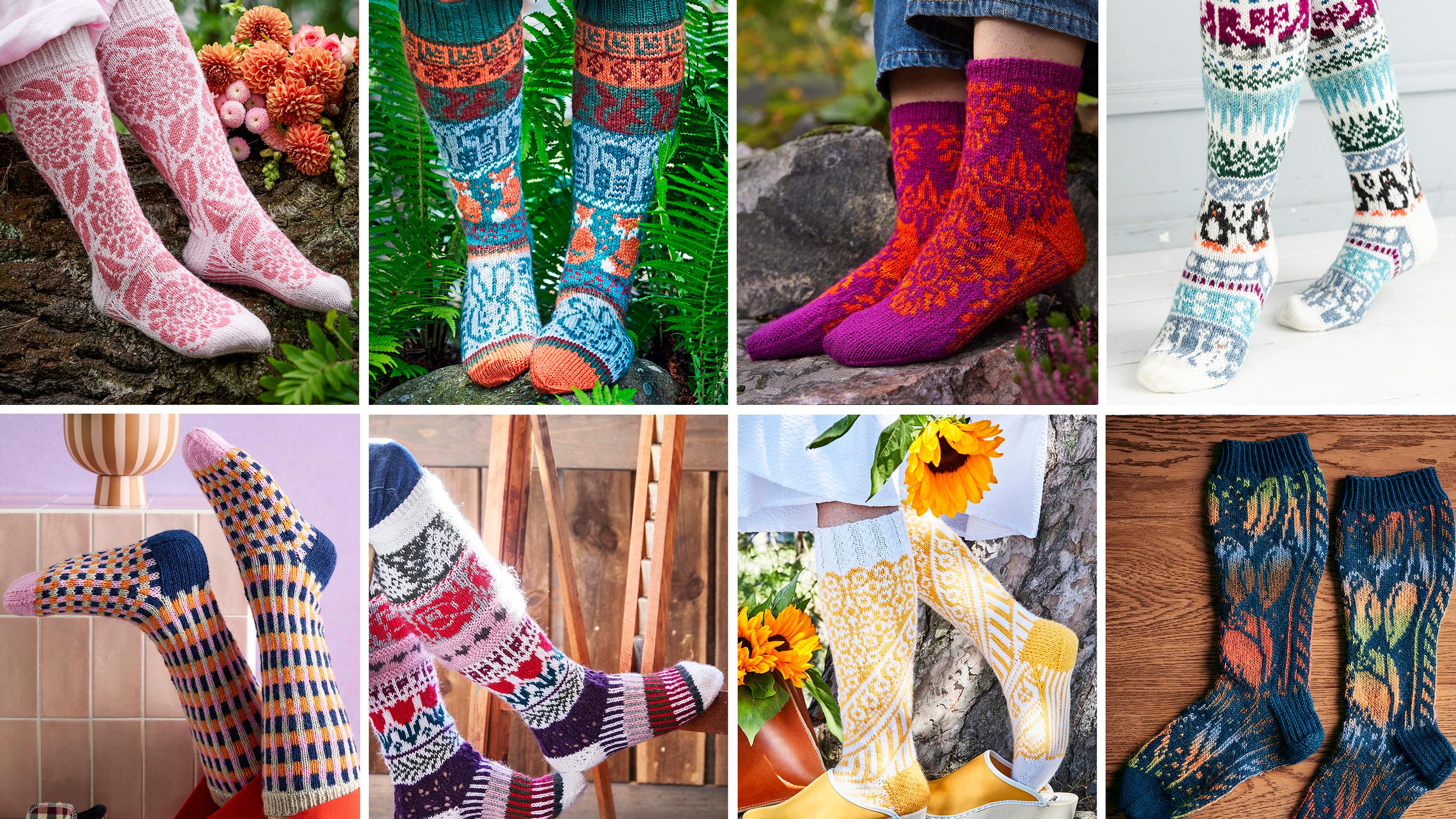 Kauneimmat kirjoneulesukat – nappaa 38 ihanaa ohjetta, joista löytyy helppoja malleja aloittelijoille ja haastetta taitureille