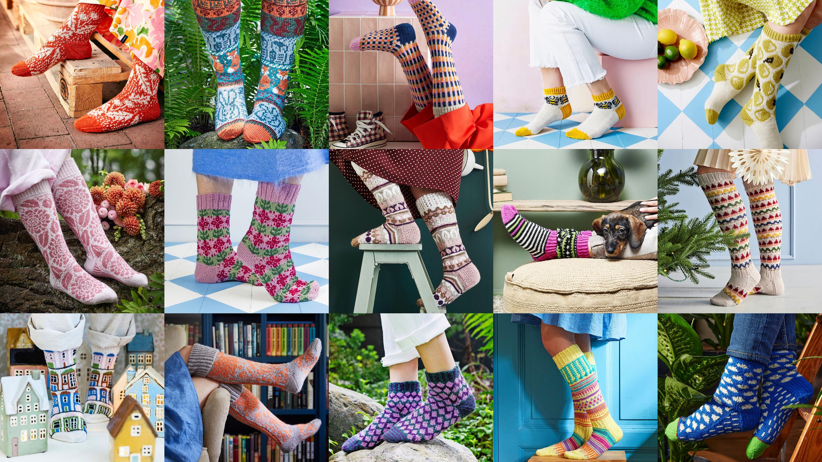 Hei neuloja, suunnittele unelmien Kotona-villasukat! Voittajille yhteensä 500 eurolla lankapalkintoja