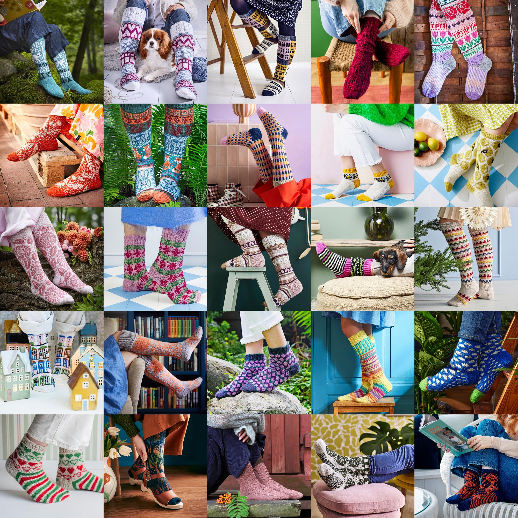 Hei neuloja, suunnittele unelmien Kotona-villasukat! Voittajille yhteensä 500 eurolla lankapalkintoja