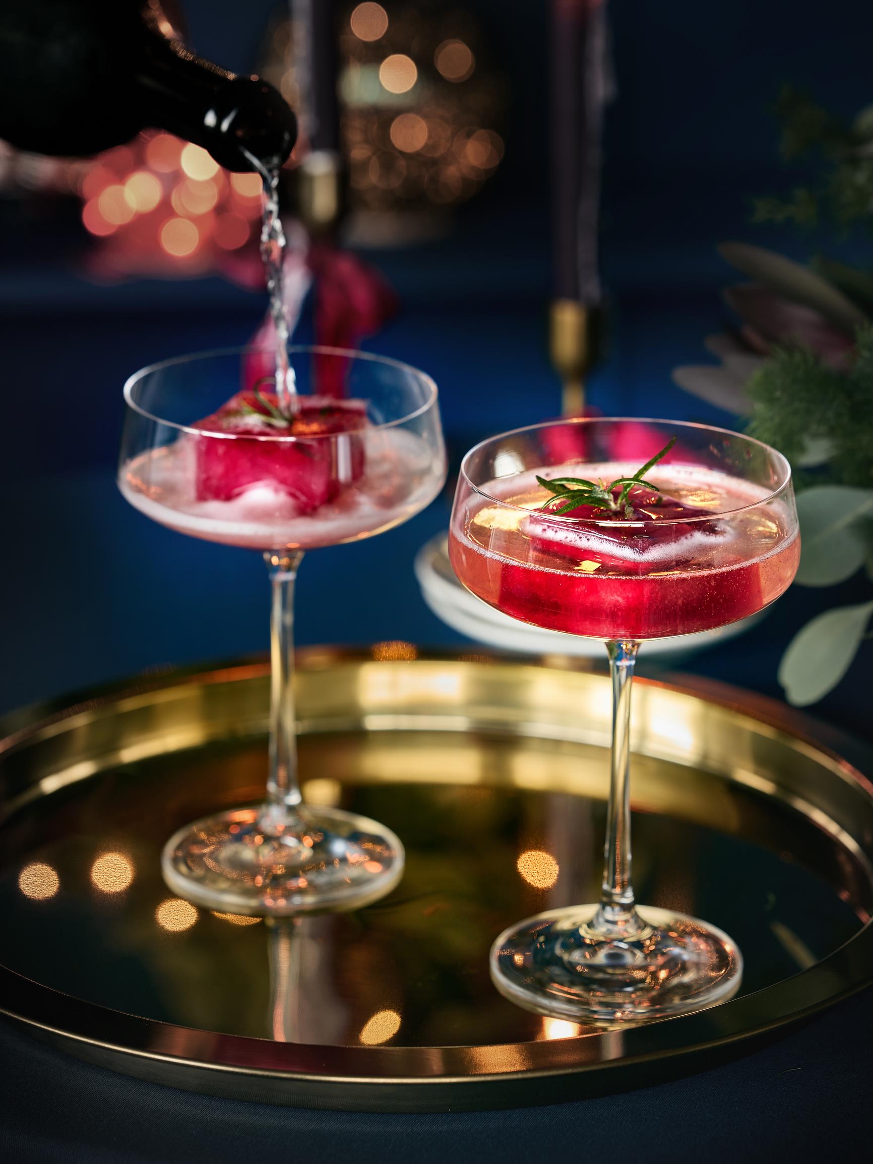 Karpalomimosa on juhlavan kupliva malja jouluun – raikas, kaunis ja helppo valmistaa