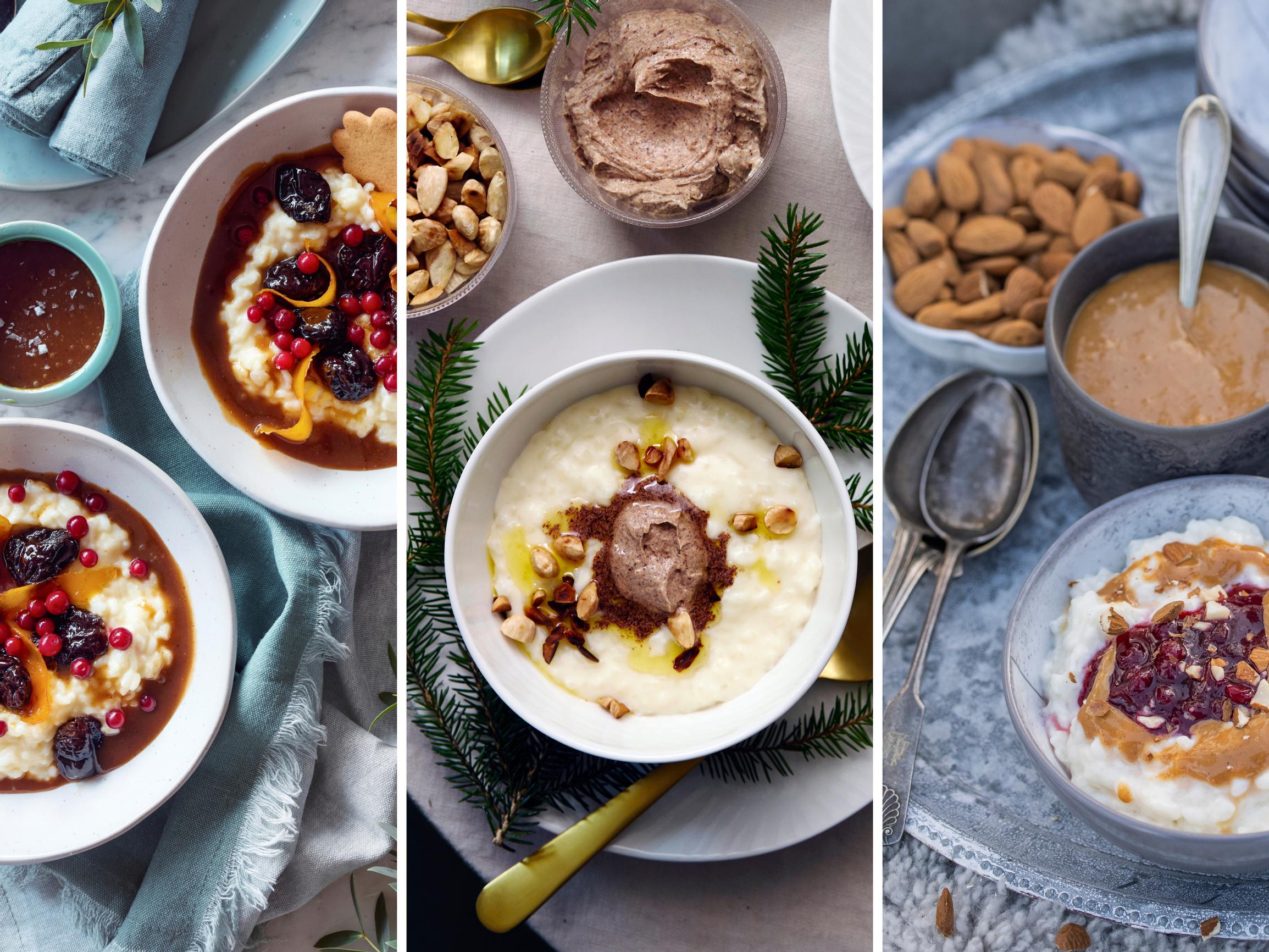 Mitä överimpi, sen herkumpi – 3 riisipuuroa joulumarkkinoiden hittipuuron tyyliin