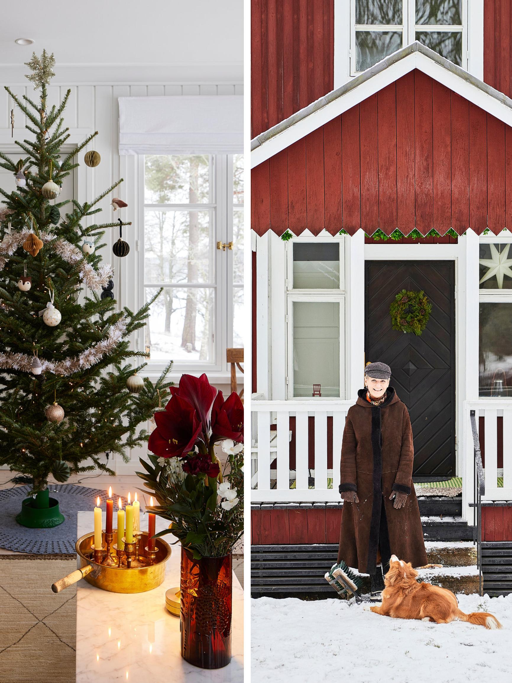 Muonamestarin talo Fiskarsissa kokoaa Charlottan lapset ja lastenlapset jouluna yhteen: ”Kuusen tuike näkyy kaikkialle kotiin”