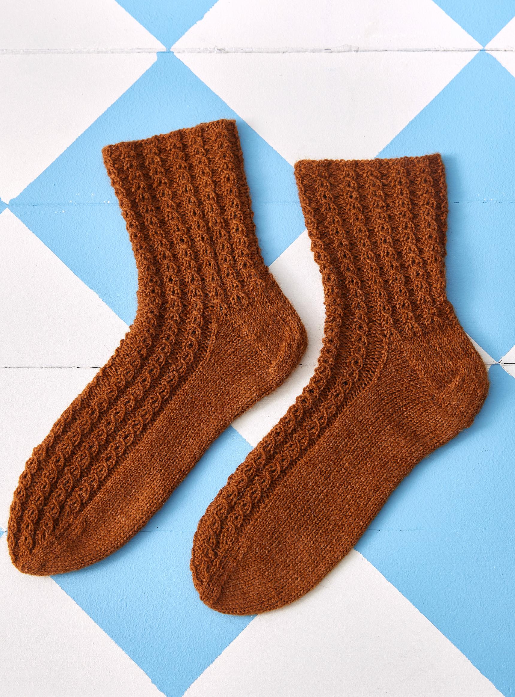 Ruskeat valepalmikkosukat