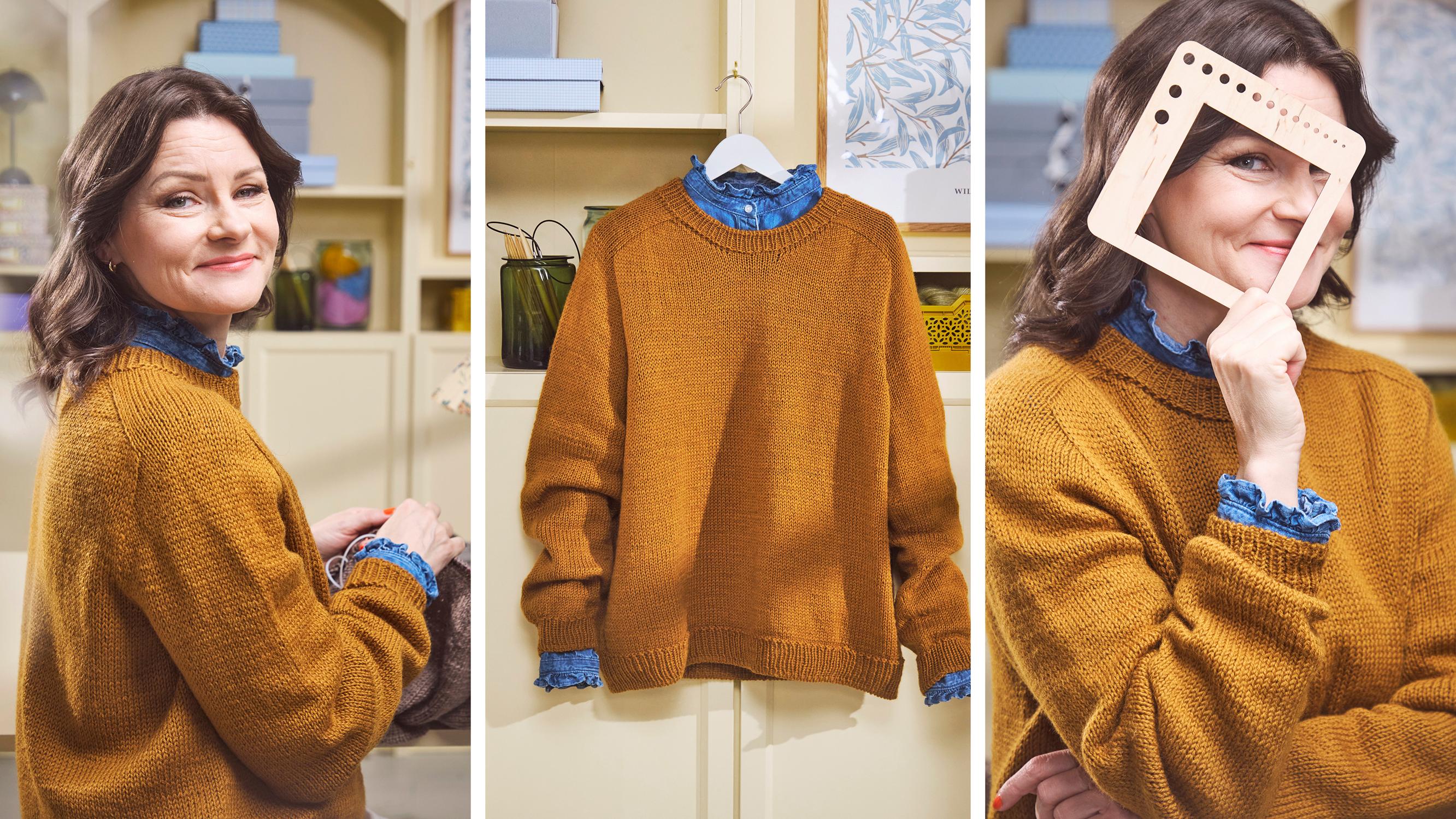 Opi neulomaan villapaita! Kurssillamme opit kaikki vaiheet silmukoiden luomisesta kauniiseen päättelyyn neulesuunnittelija Meiju Kallion video-ohjeilla