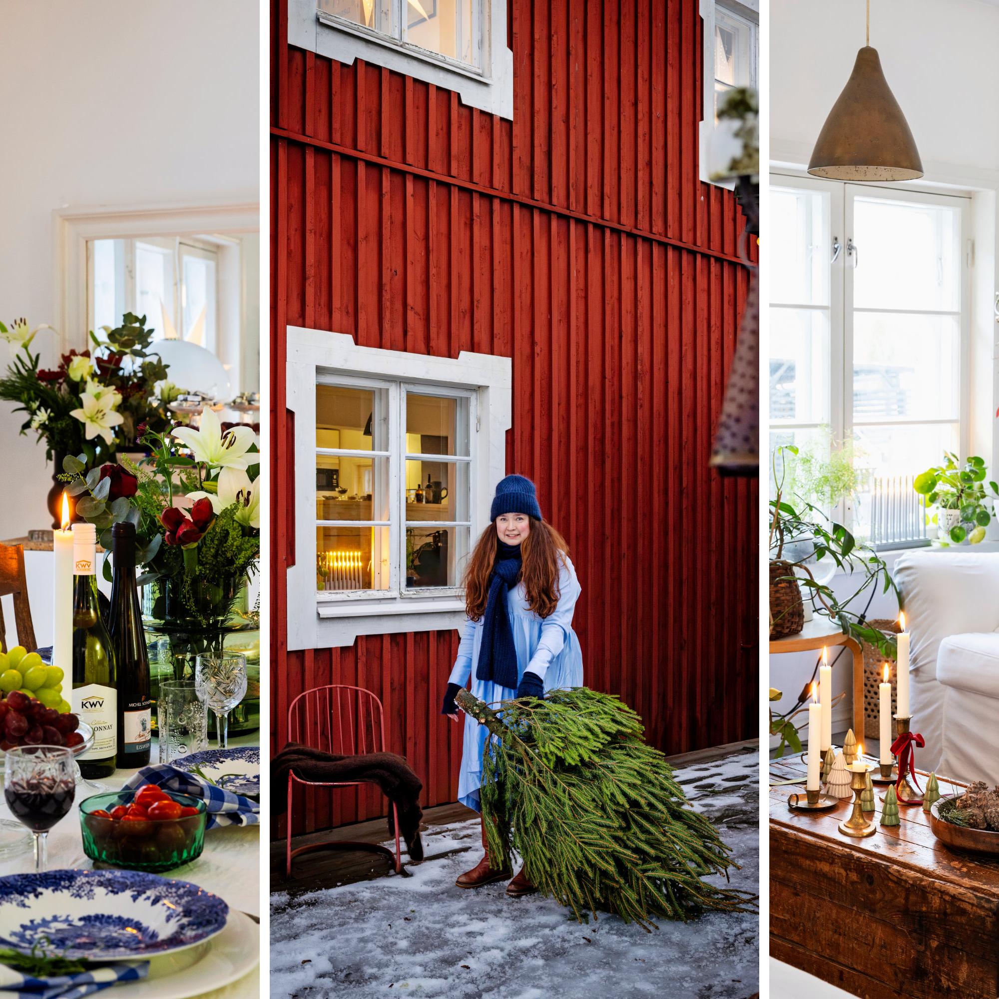 Vanhan vauvalan joulu on sininen ja punainen – ”Eteisen kenkäkaaos ei haittaa, sillä ei meistä kukaan jouluaan eteisessä vietä”