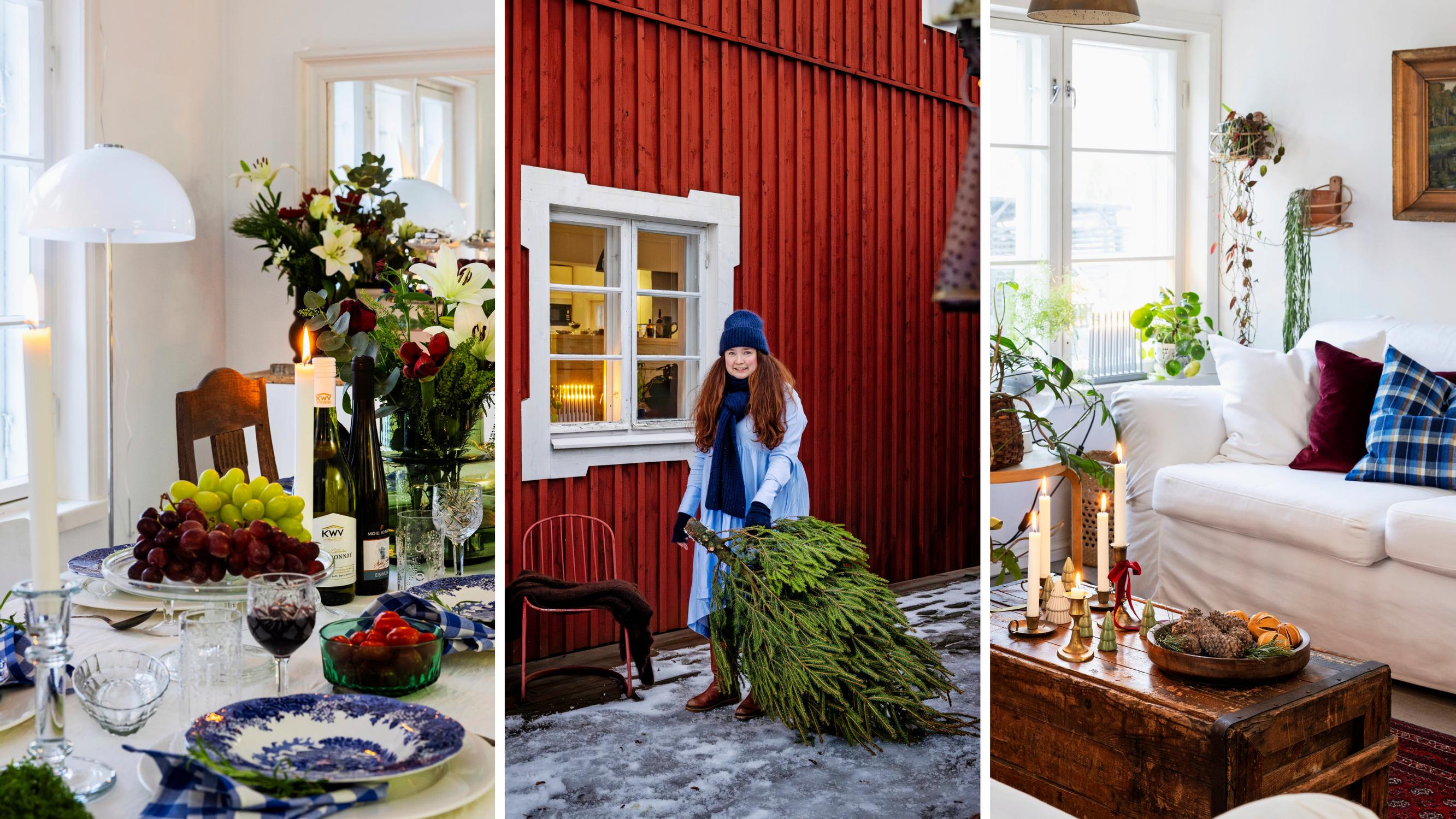 Vanhan vauvalan joulu on sininen ja punainen – ”Eteisen kenkäkaaos ei haittaa, sillä ei meistä kukaan jouluaan eteisessä vietä”