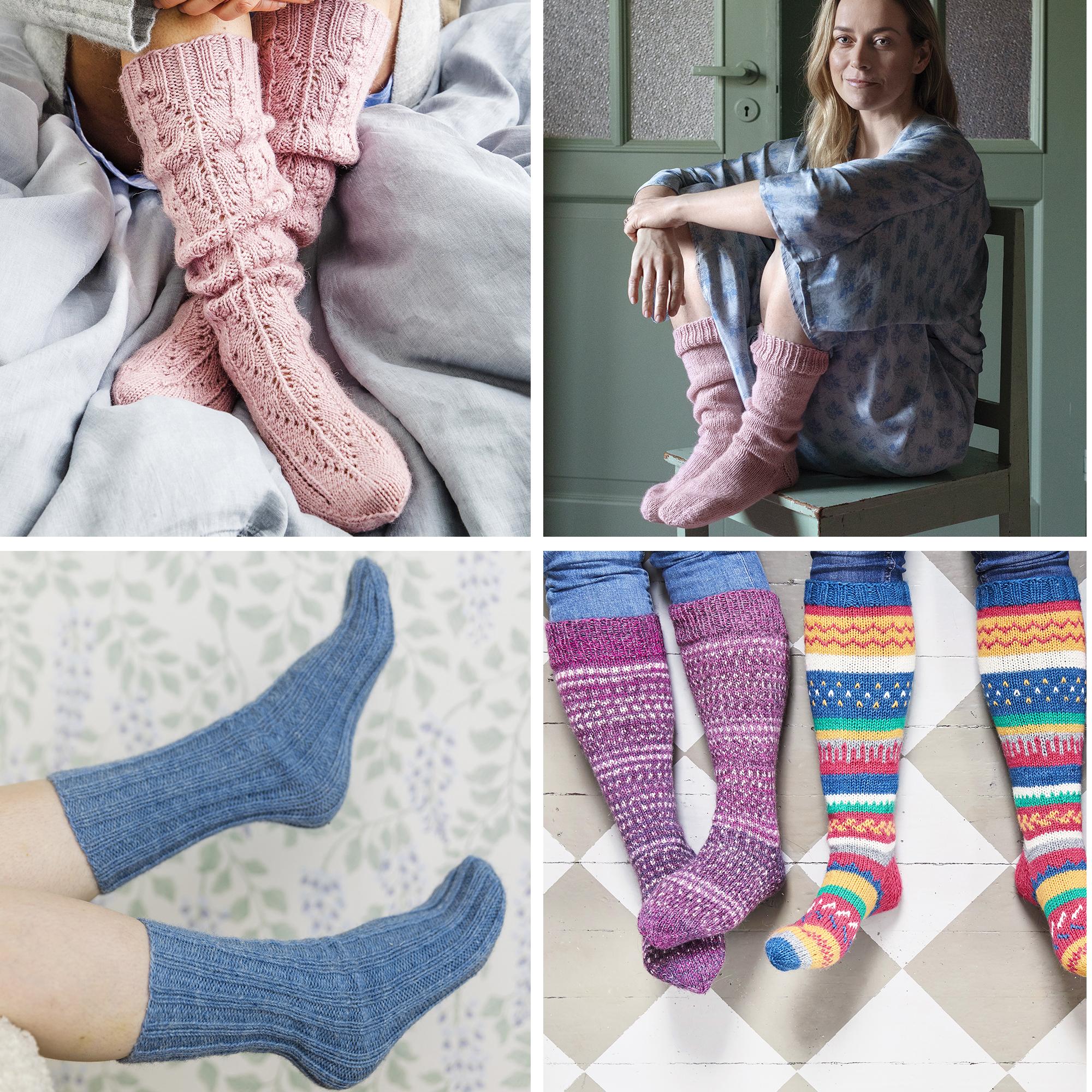 Helpot pitkävartiset villasukat – 10 ohjetta, joilla neulot lämpimät sukat nopeasti