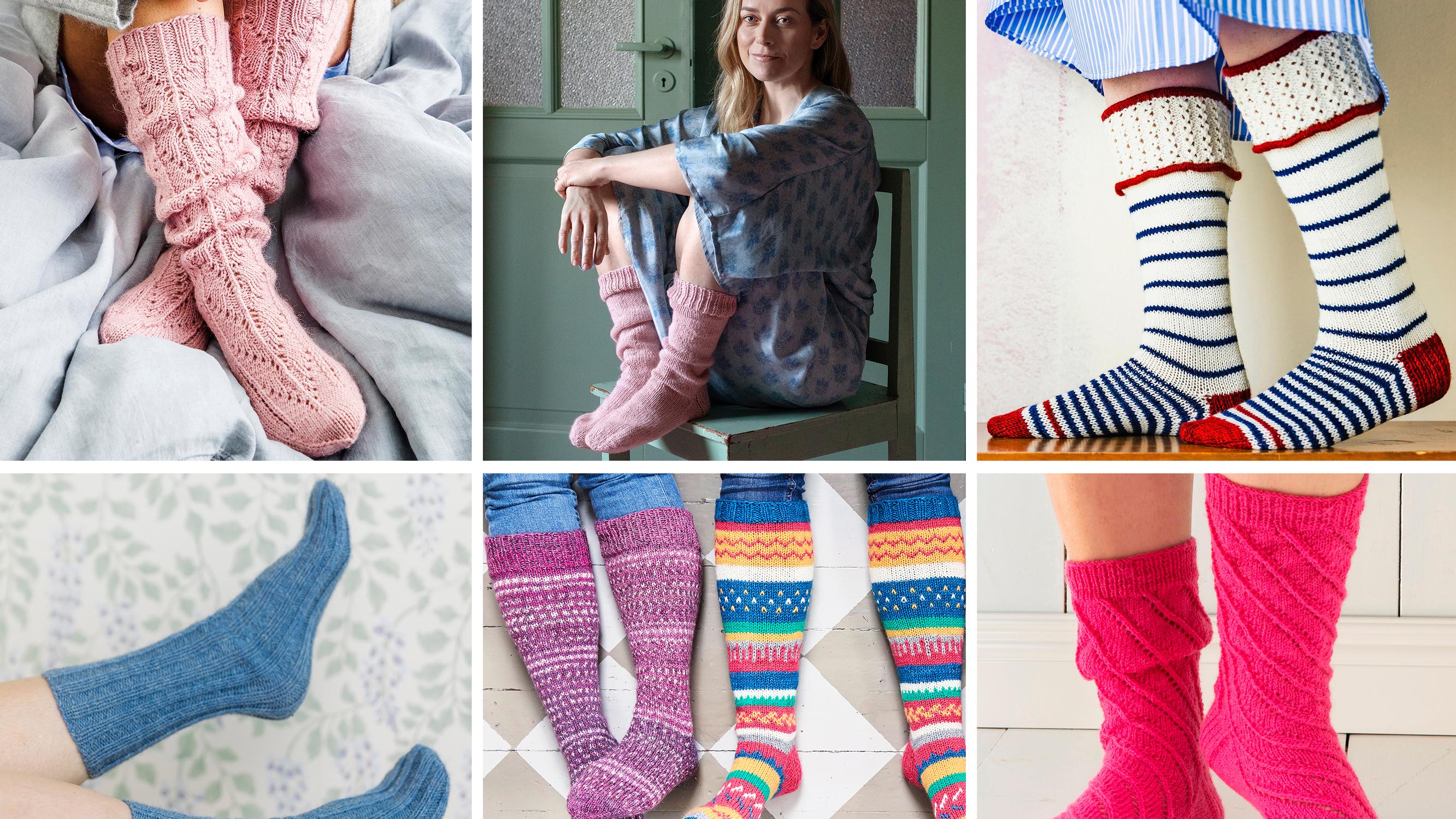 Helpot pitkävartiset villasukat – 10 ohjetta, joilla neulot lämpimät sukat nopeasti