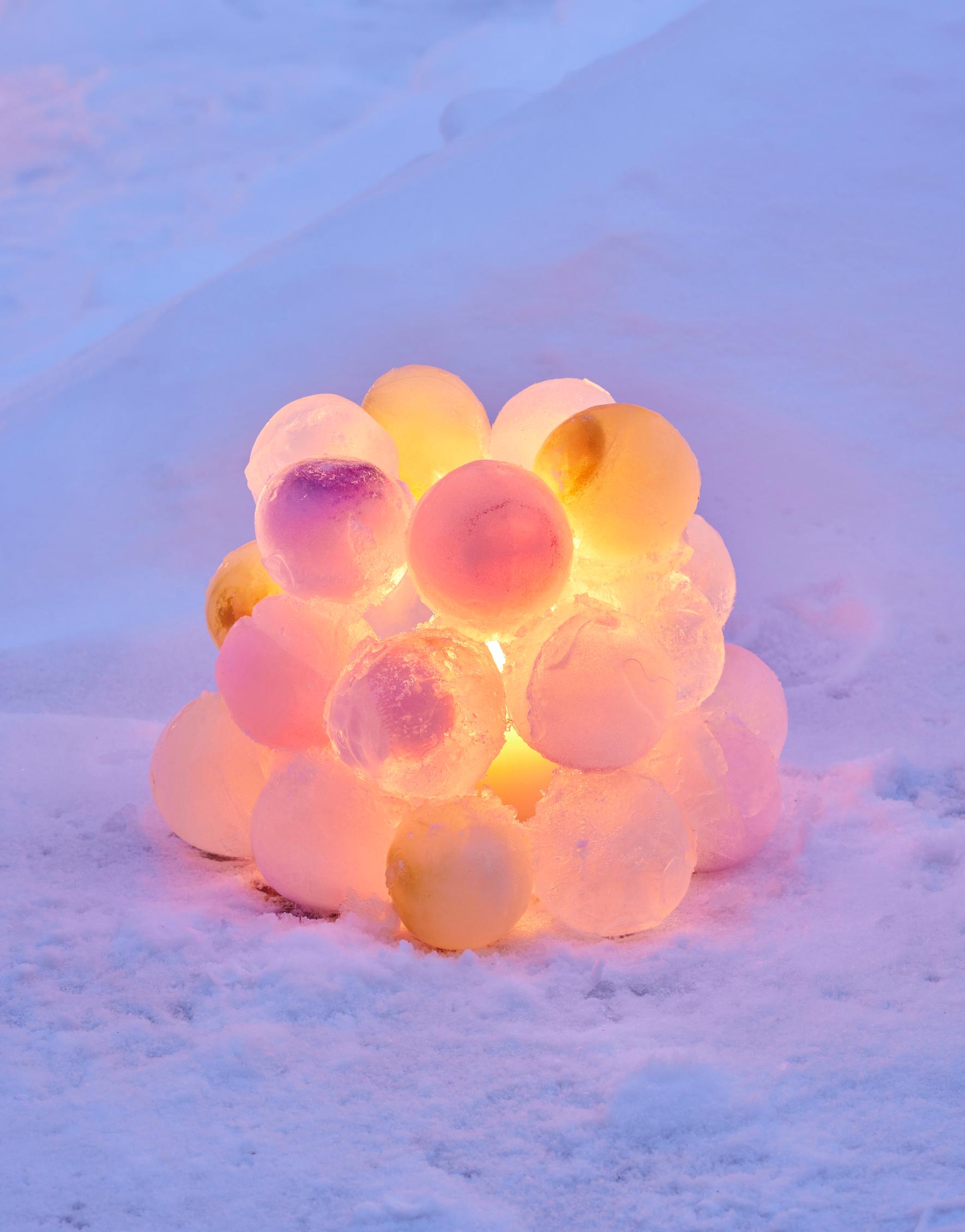 jäälyhty, jääpallot, jääpallokeko