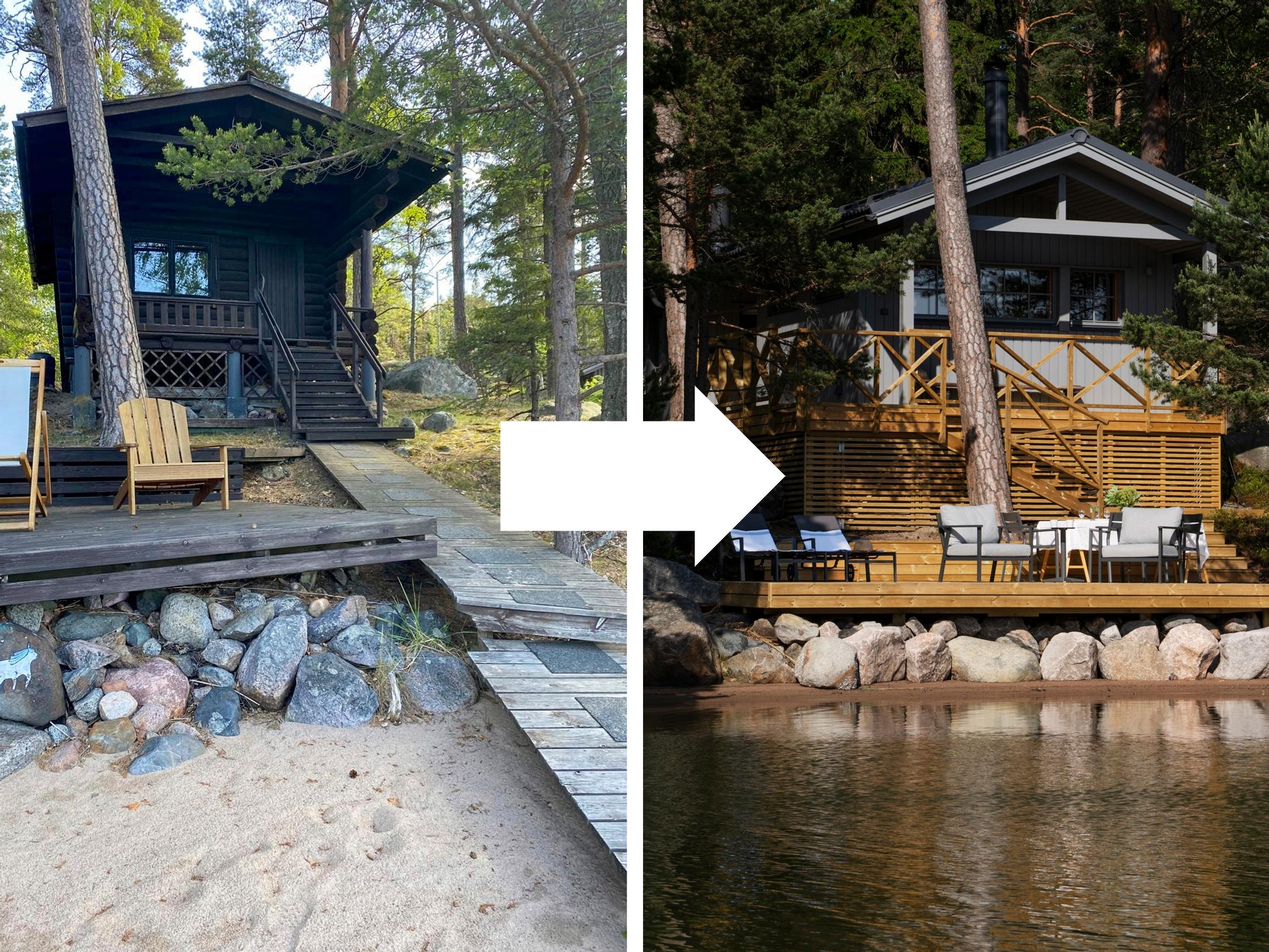 60-luvun rantasauna uudistui täysin ja kasvoi kokoa – katso kuvat! 