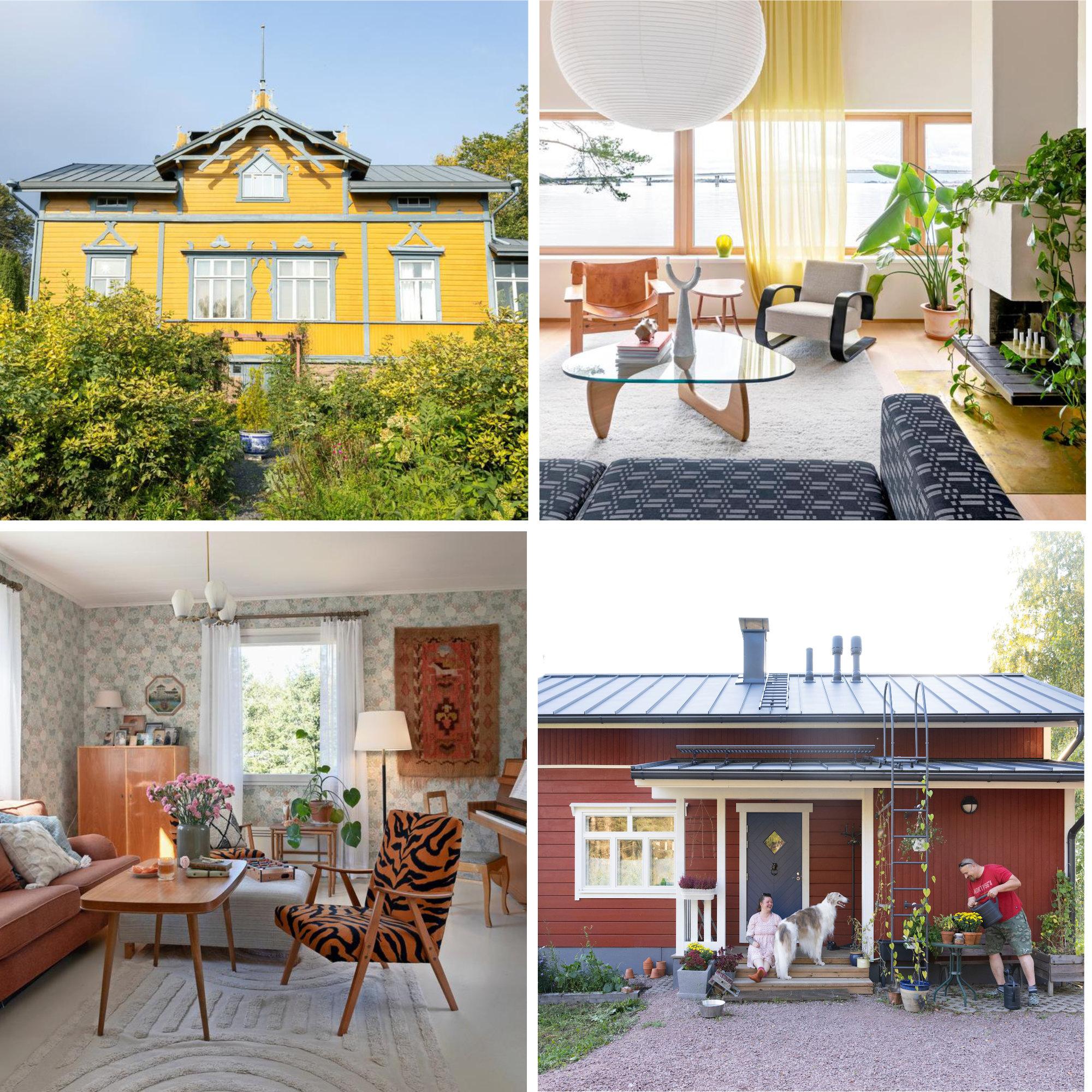 Näyttelijän villa, itse tehty minitalo ja KAJ-Axelin koti kiinnostivat lukijoita 2025 – katso koko TOP 10 -lista