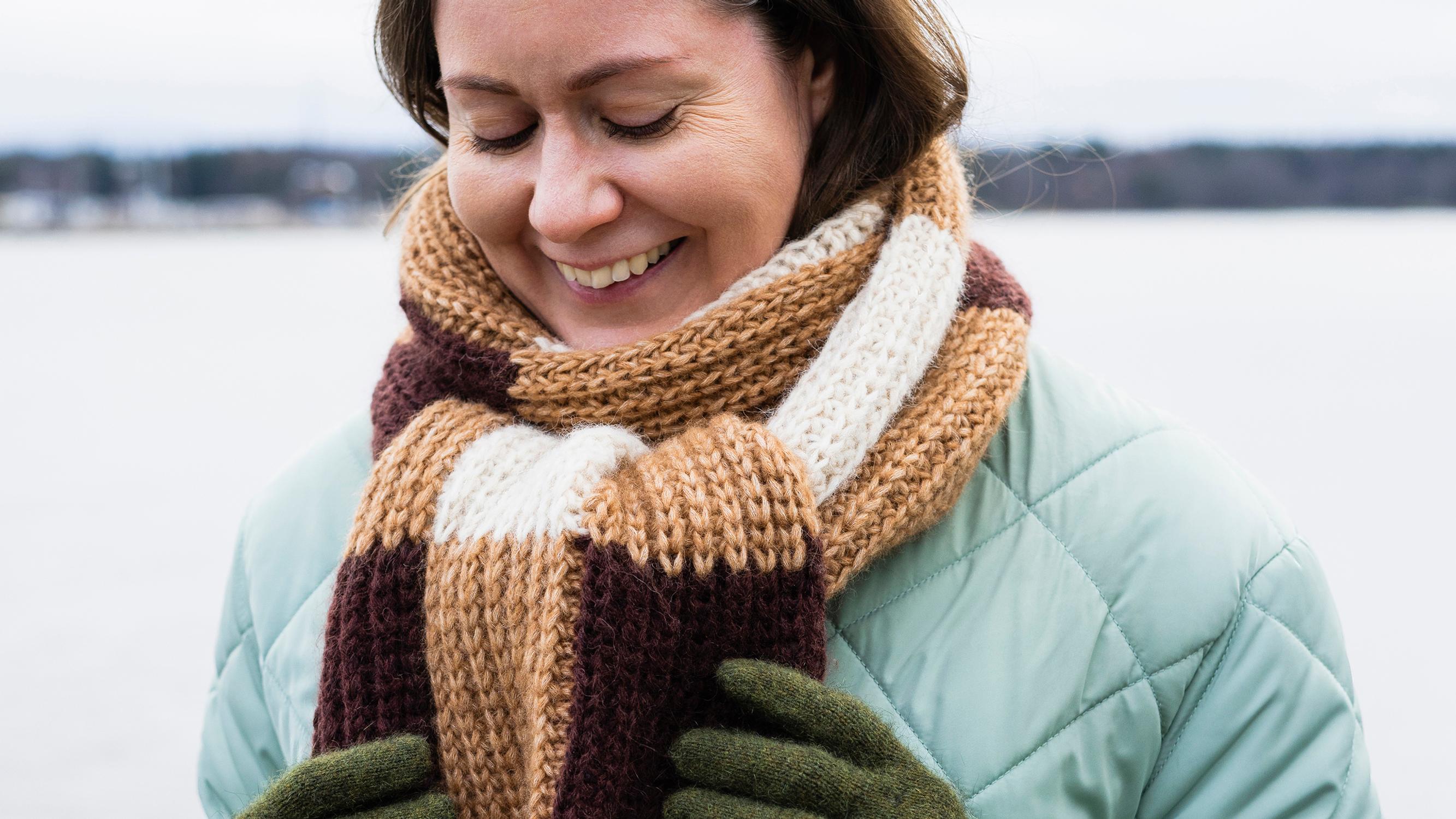 Ruutuhuivi on klassinen luottoasuste – muhkea puolipatentti lämmittää talven pakkasilla