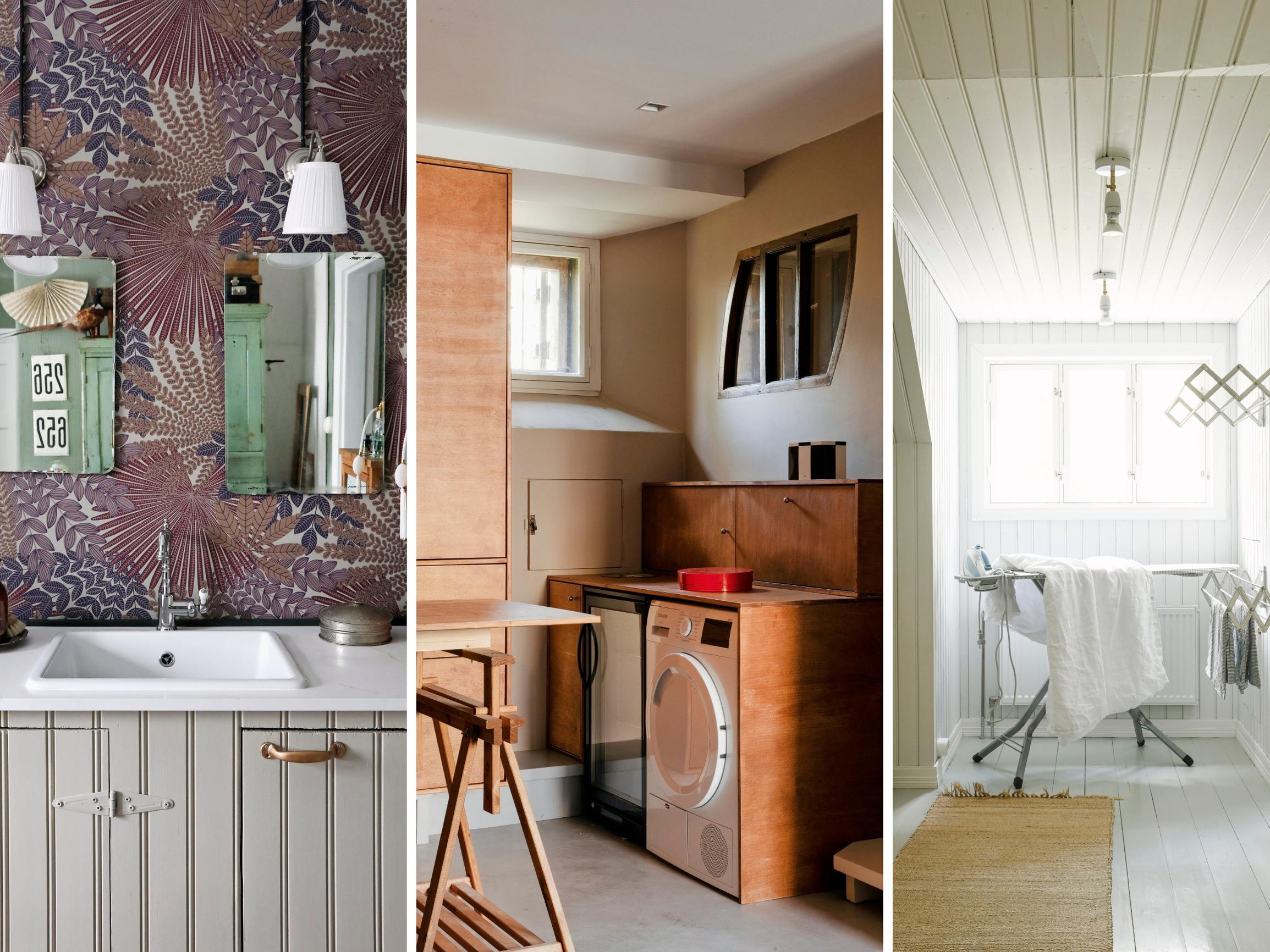 Kodinhoitohuone omalla tyylillä – nämä 15 kaunista pyykkipistettä tuovat iloa arkeen