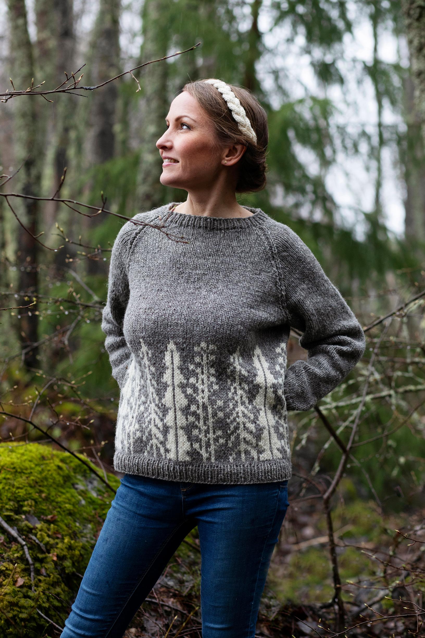 metsä-kirjoneulepaita, Lee Esselström