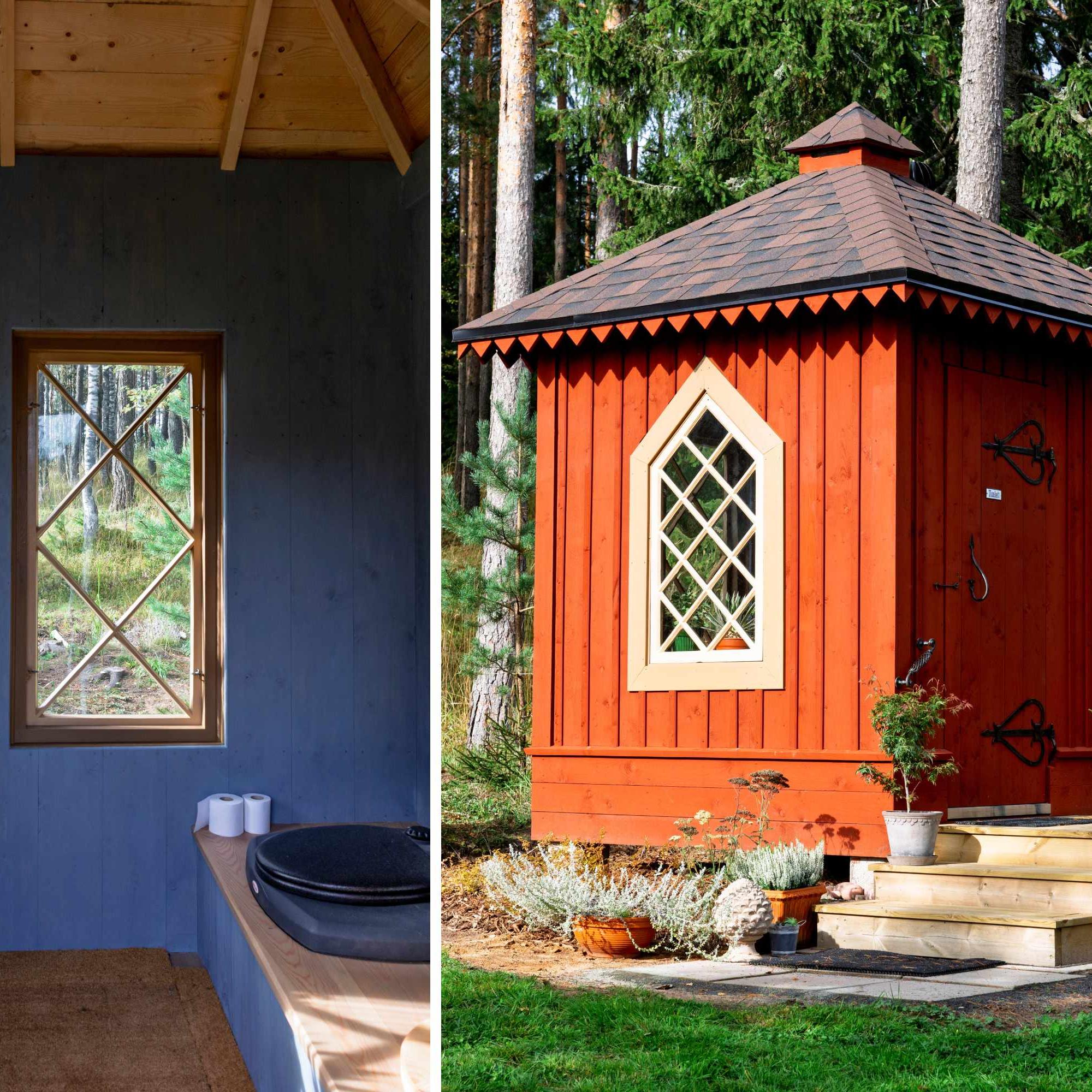 Huussi kuin huvila! ”Emme halunneet mitään lautakyhäelmää”