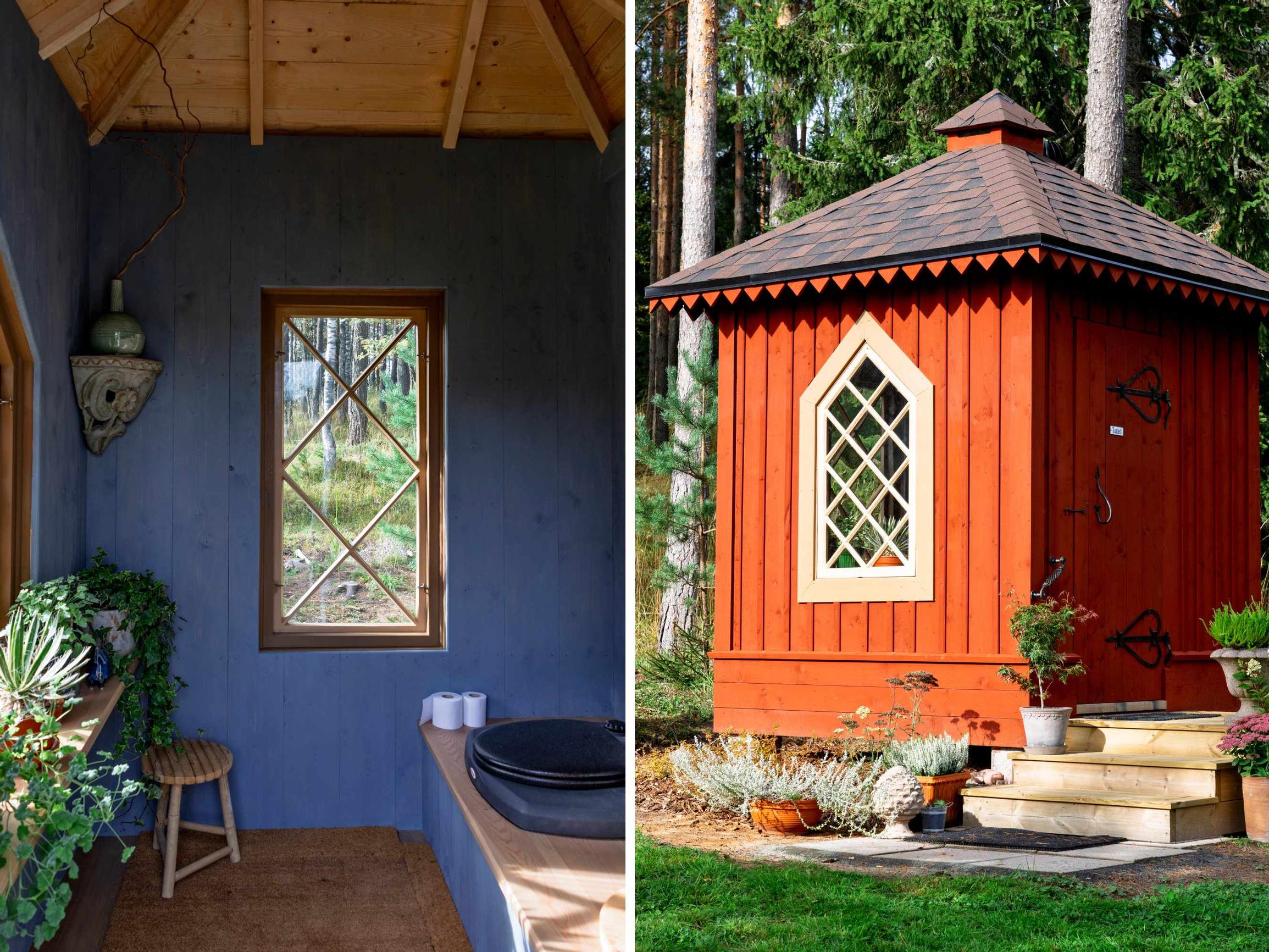 Huussi kuin huvila! ”Emme halunneet mitään lautakyhäelmää”