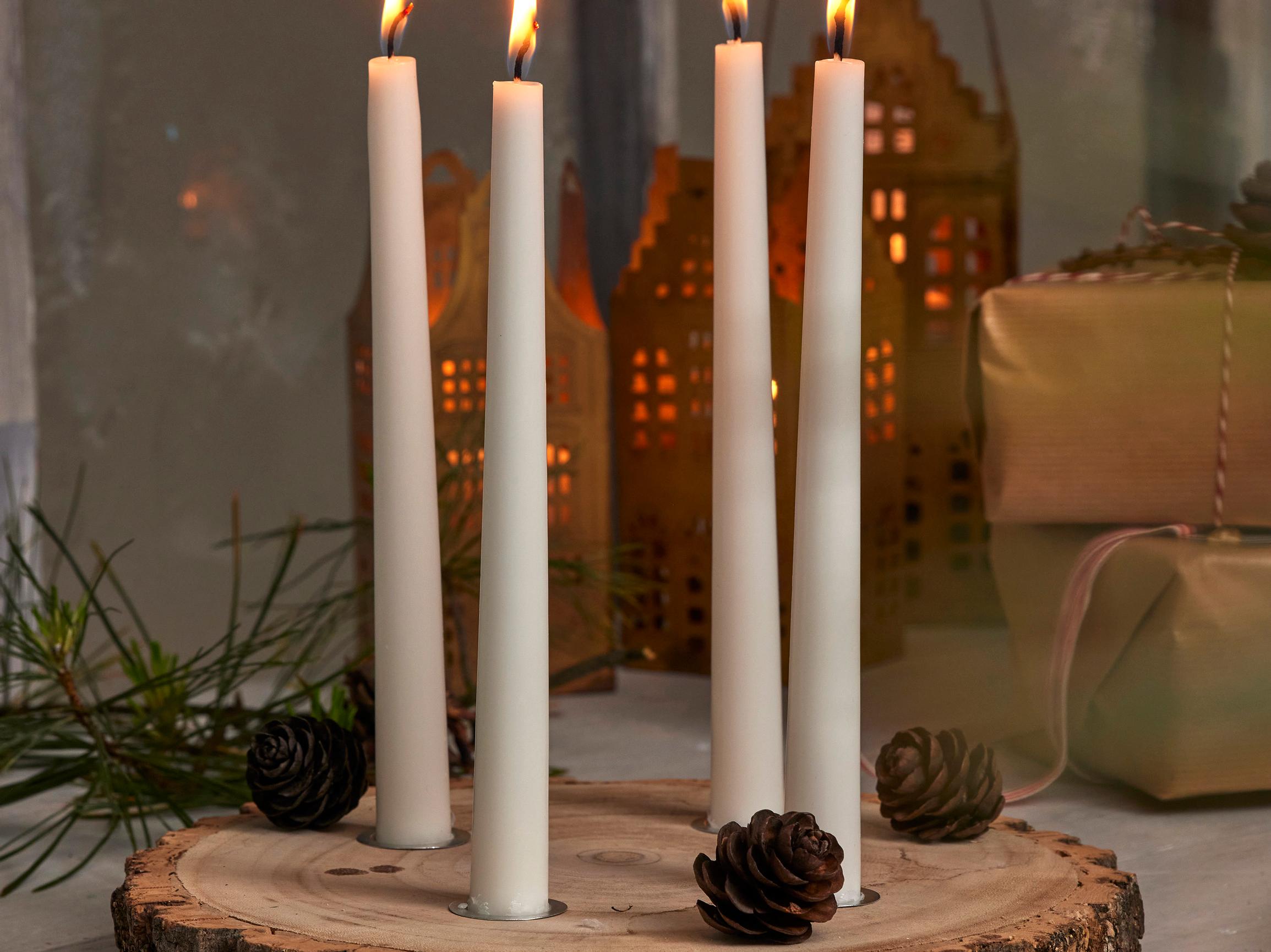 Nikkaroi kynttelikkö puupalasta – itse tehty valontuoja luo tunnelmaa