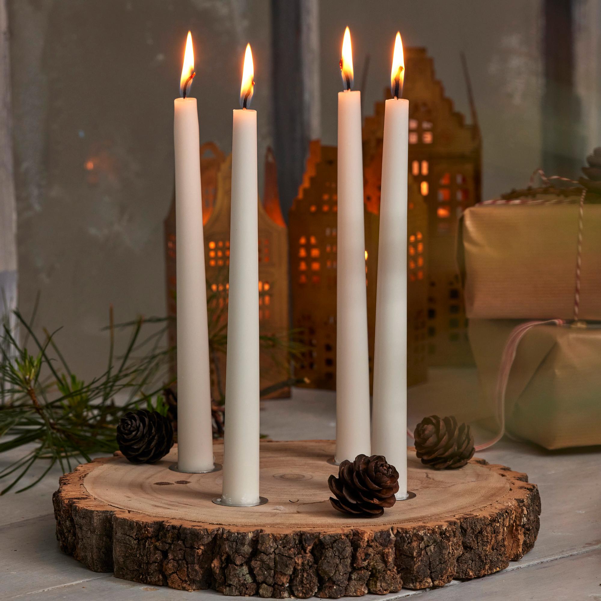 Nikkaroi kynttelikkö puupalasta – itse tehty valontuoja luo tunnelmaa