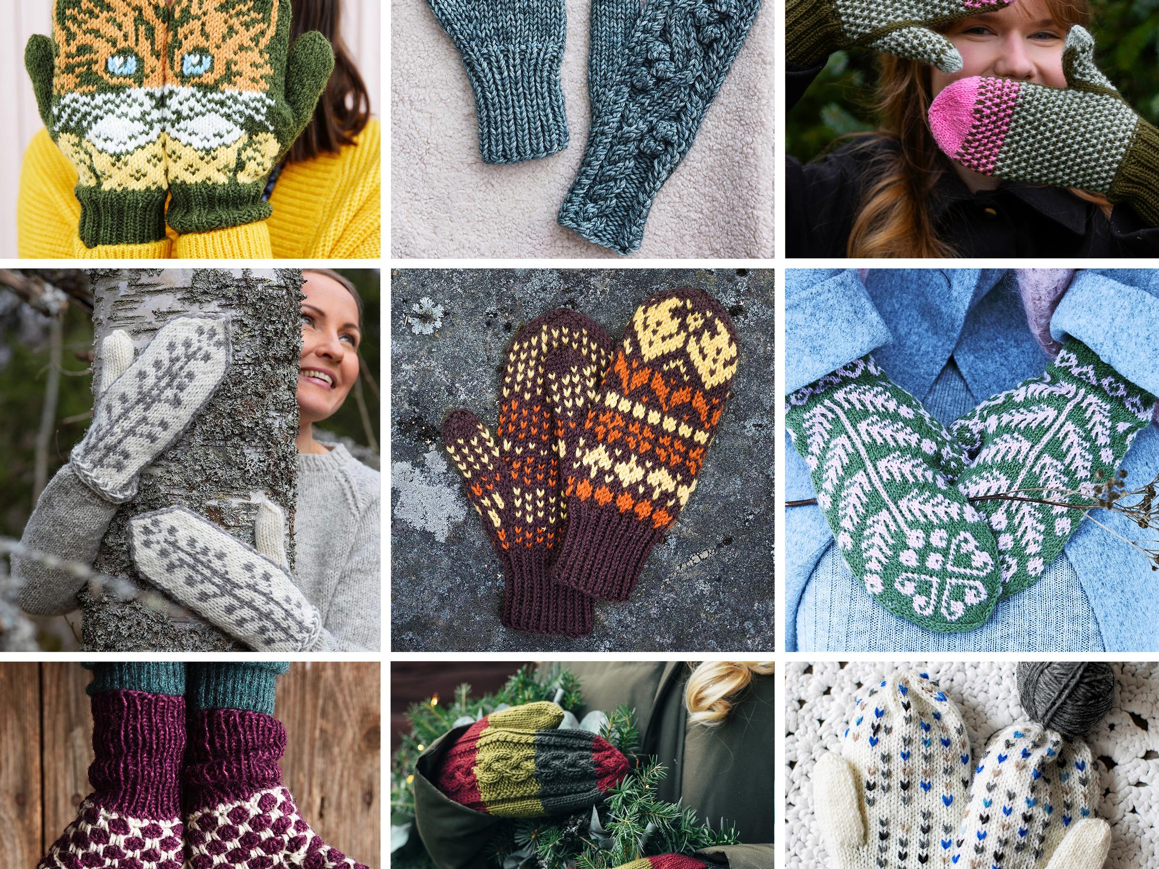 Talven kauneimmat lapaset – 20 ohjetta helpoista perustumpuista haastavampiin kirjoneulelapasiin