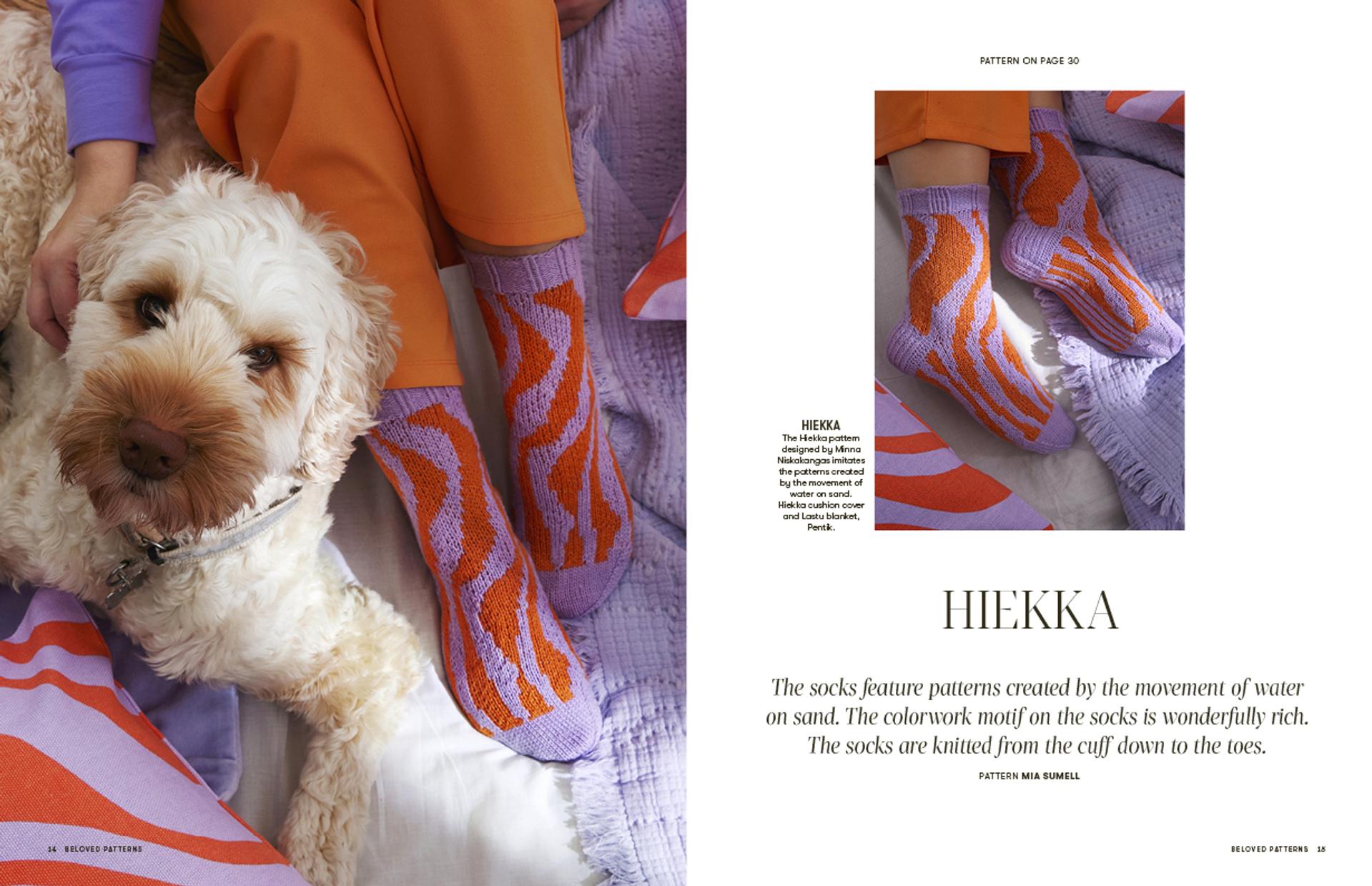 Pentik Design Pentik's designs in Beloved Patterns knitting magazine | Kotivinkki