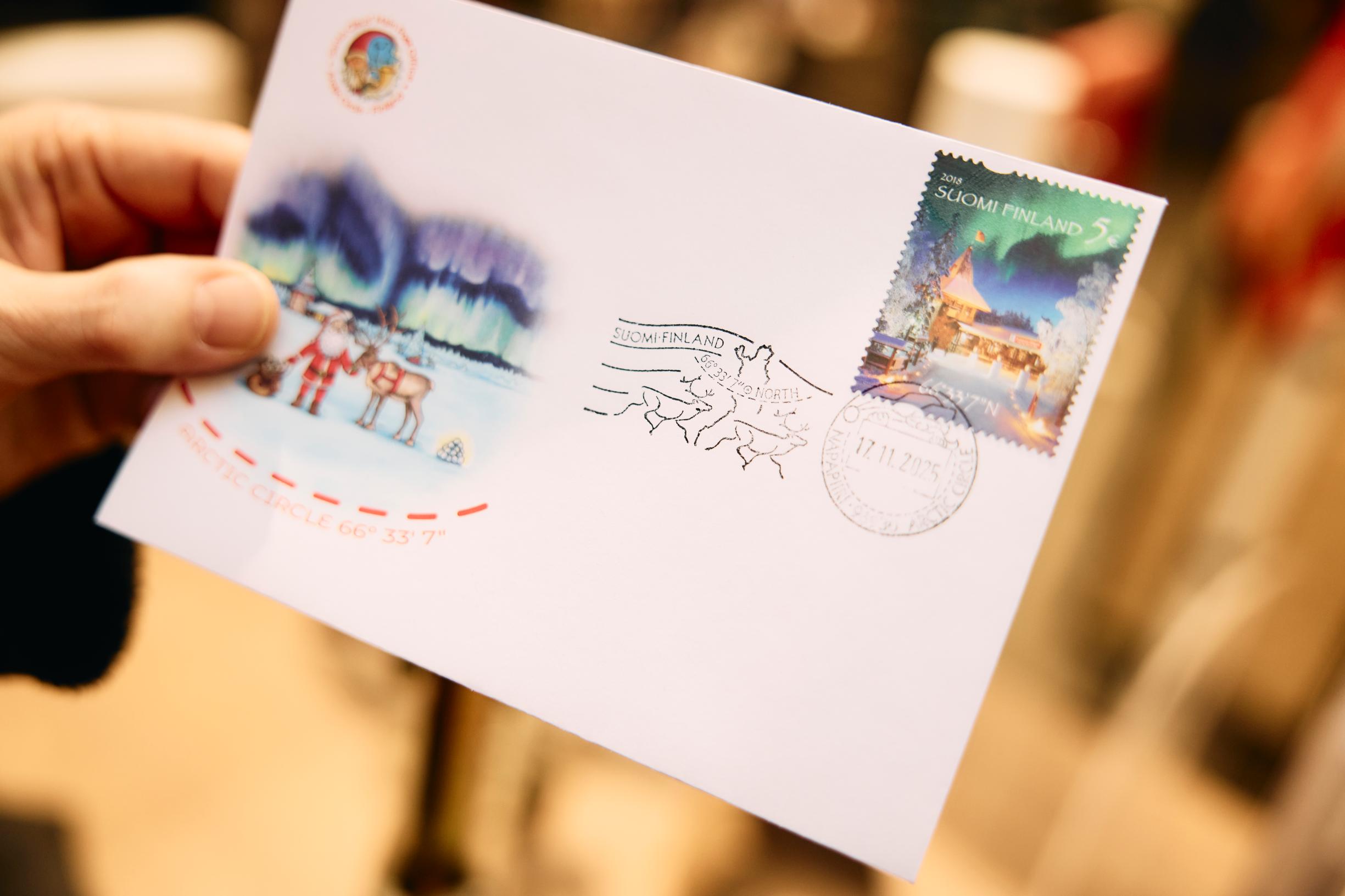 Joulupukin Pajakylä: Napapiirin erikoisleima kirjeessä