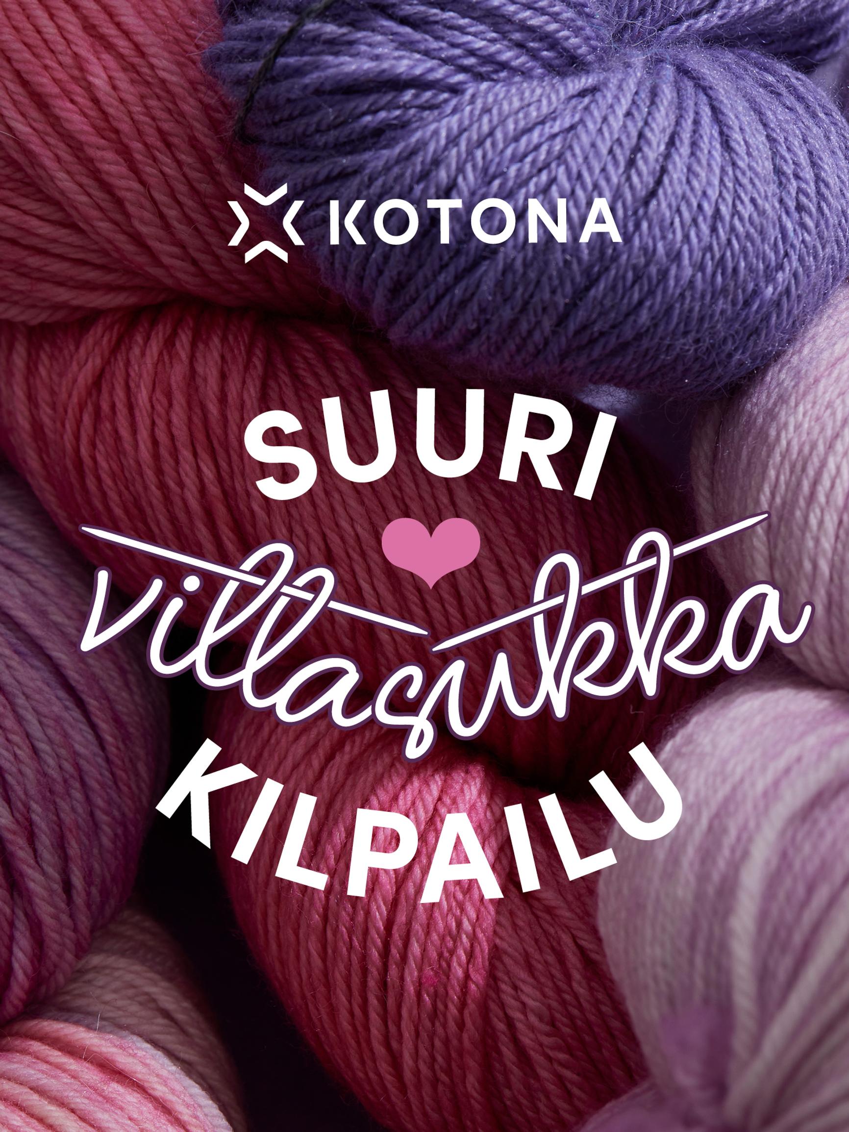 Hei neuloja, suunnittele unelmien Kotona-villasukat! Voittajille yhteensä 500 eurolla lankapalkintoja