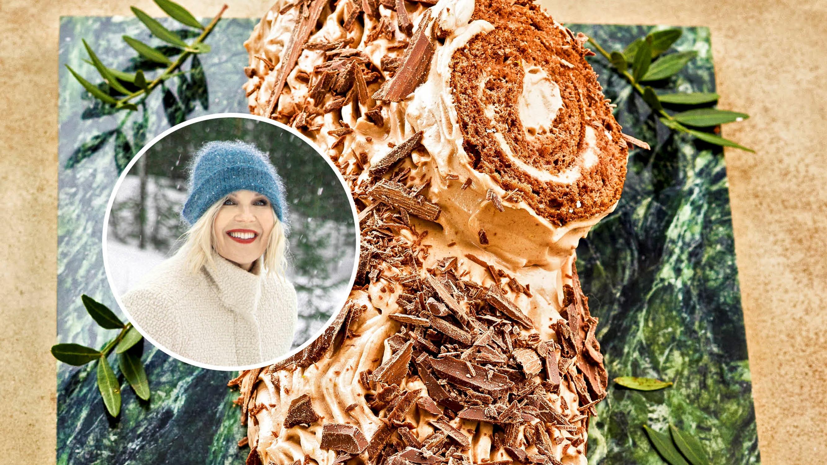 Vappu Pimiän jouluhalko hurmaa –  ”Lapseni rakastuivat suklaa-appelsiinihalkoon niin, että se hävisi pöydästä viidessä minuutissa”