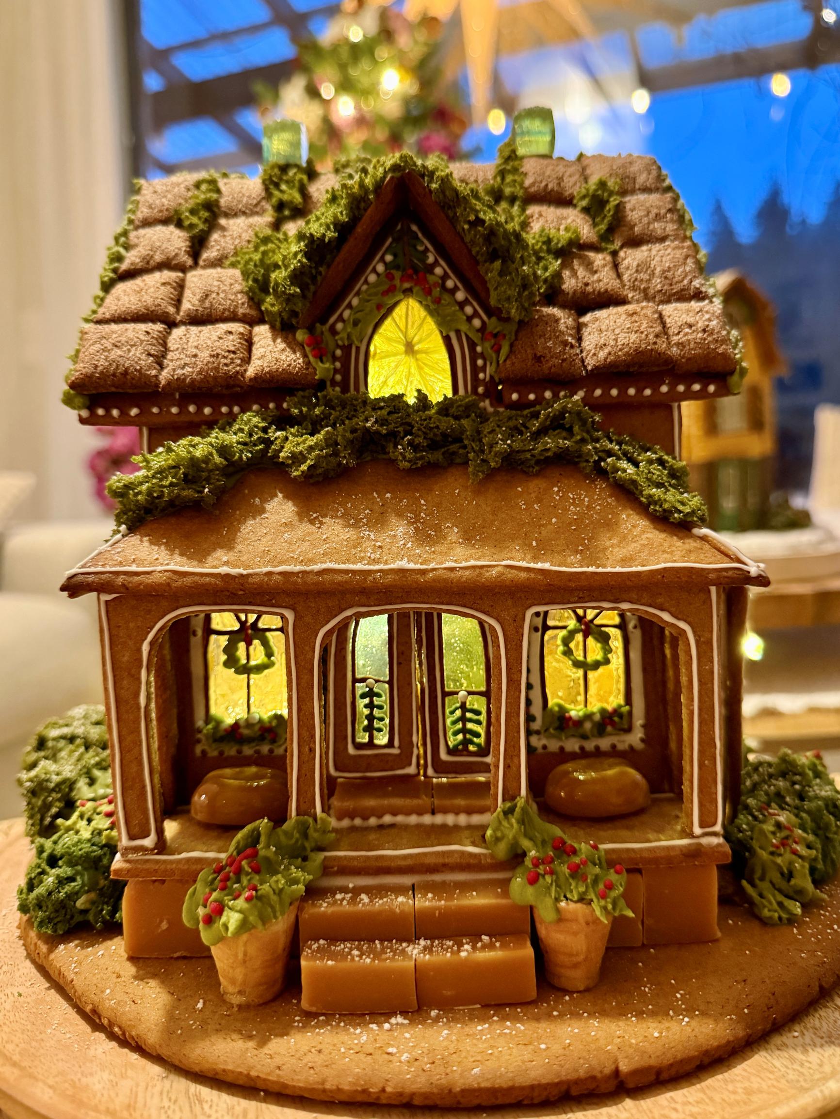 Huttusen toinen vuoden 2025 piparkakkutalo on nimeltään Metsän sydän.