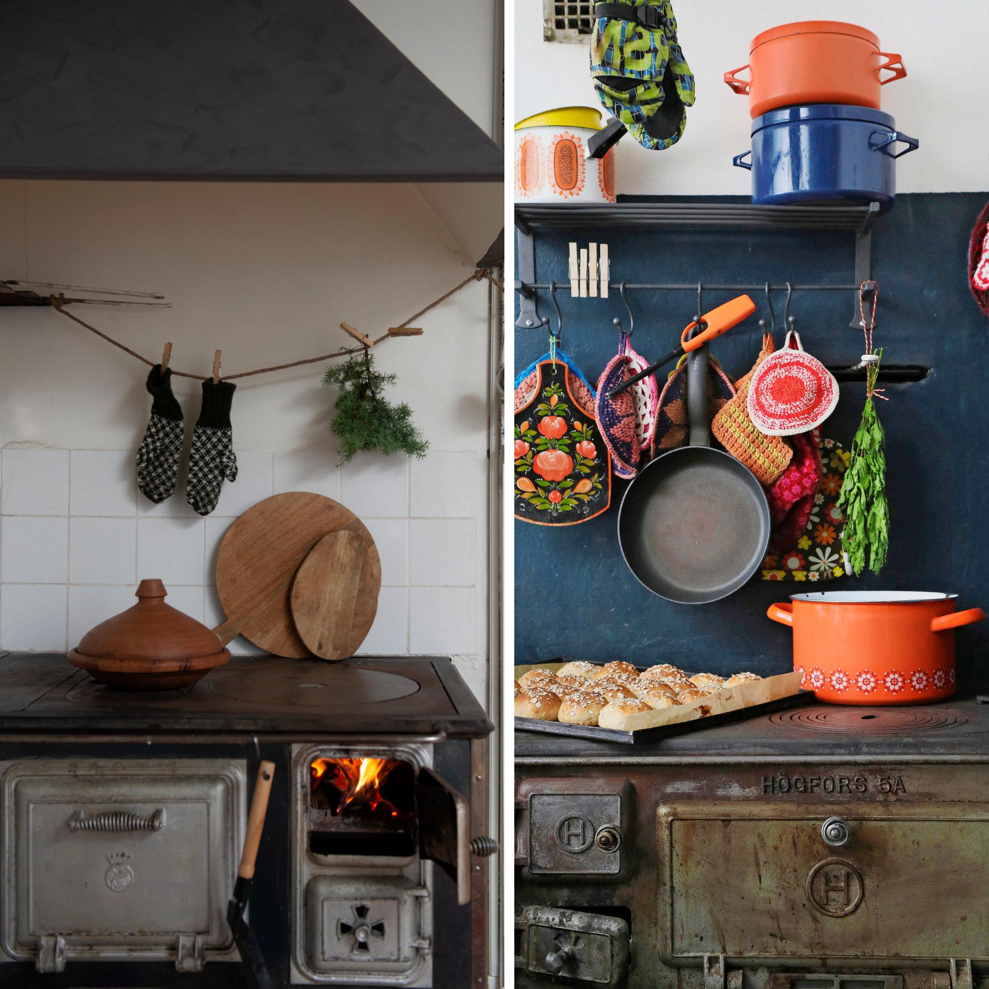 14 × jouluinen puuhella – katso tunnelmalliset kuvat kodeista!