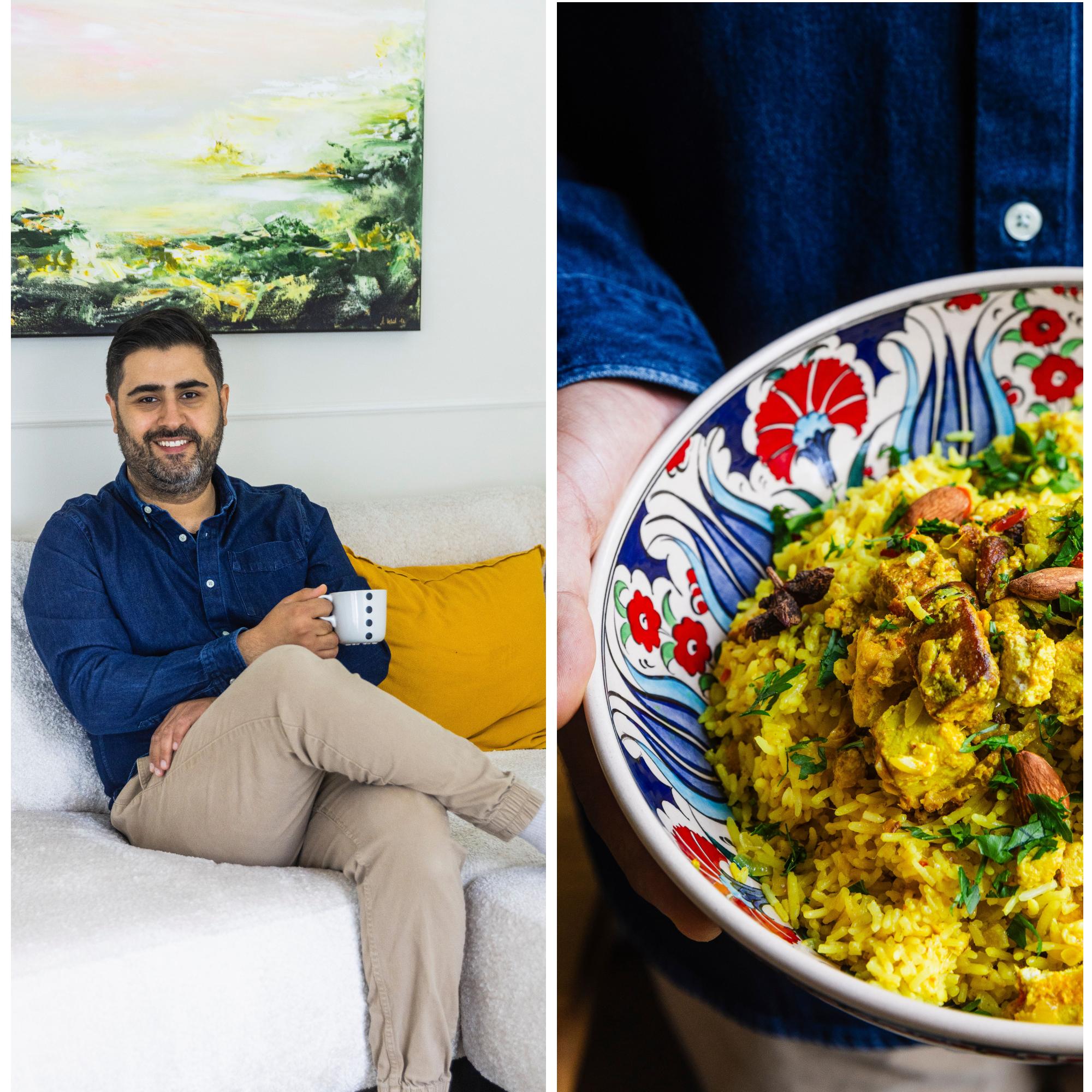 ”Tärkeintä ruoanlaitossa on itse tekeminen, vaikka lopputulos onkin vartissa syöty”, sanoo TV:stä tuttu yrittäjä Siva Parlar