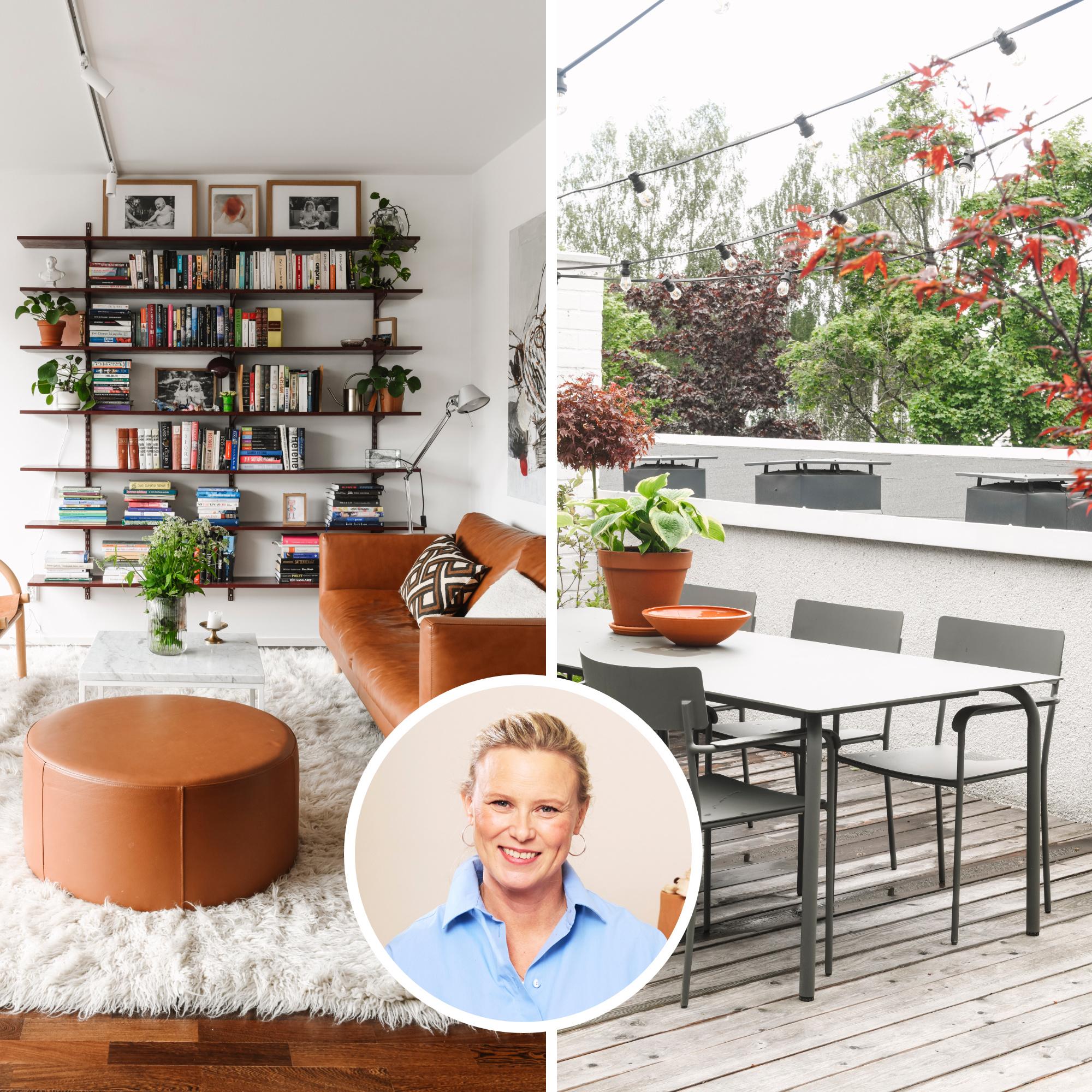 ”Konjakista oli luontevaa jatkaa punaviiniin” – näin upeasti uudistui 60-luvun rivitalokoti sisustussuunnittelija Anna-Kaisa Melvaksen käsissä