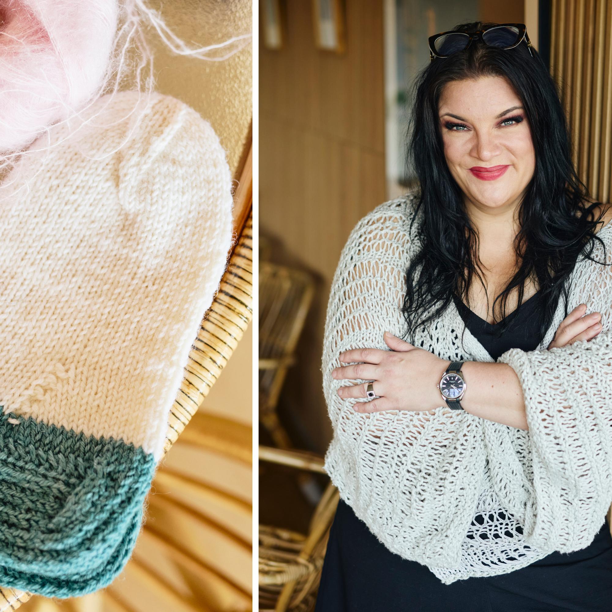 Hanna Pakarinen neuloo ja virkkaa ilman ohjeita – adhd-diagnoosi auttoi ymmärtämään, miksi käsityöt ovat hänelle niin tärkeitä