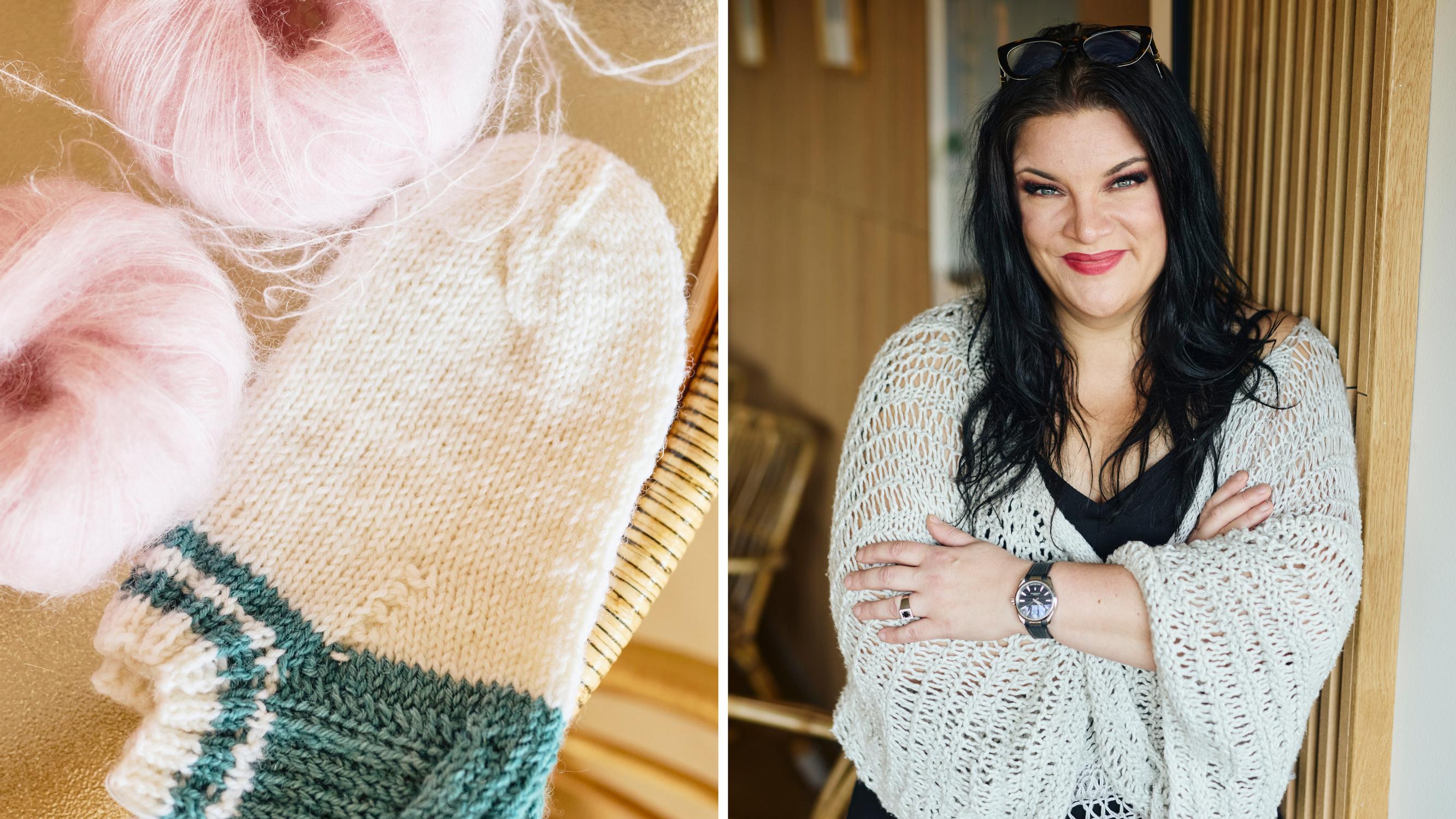 Hanna Pakarinen neuloo ja virkkaa ilman ohjeita – adhd-diagnoosi auttoi ymmärtämään, miksi käsityöt ovat hänelle niin tärkeitä