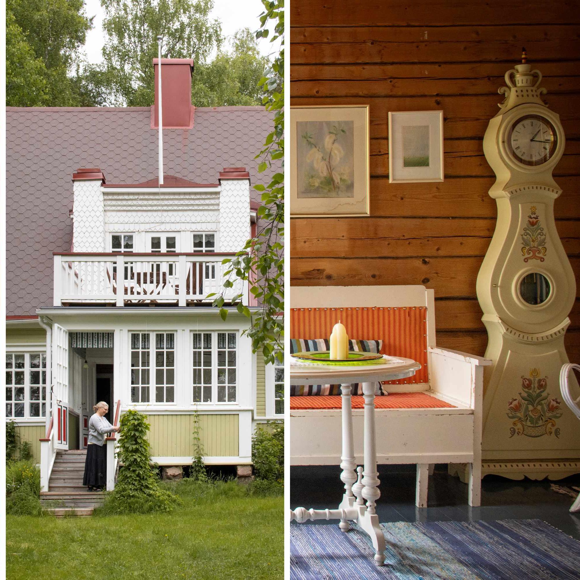 400 ikkunaruutua! Urakka oli aikamoinen, kun Päivi ja Risto kunnostivat piirilääkärin huikean huvilan