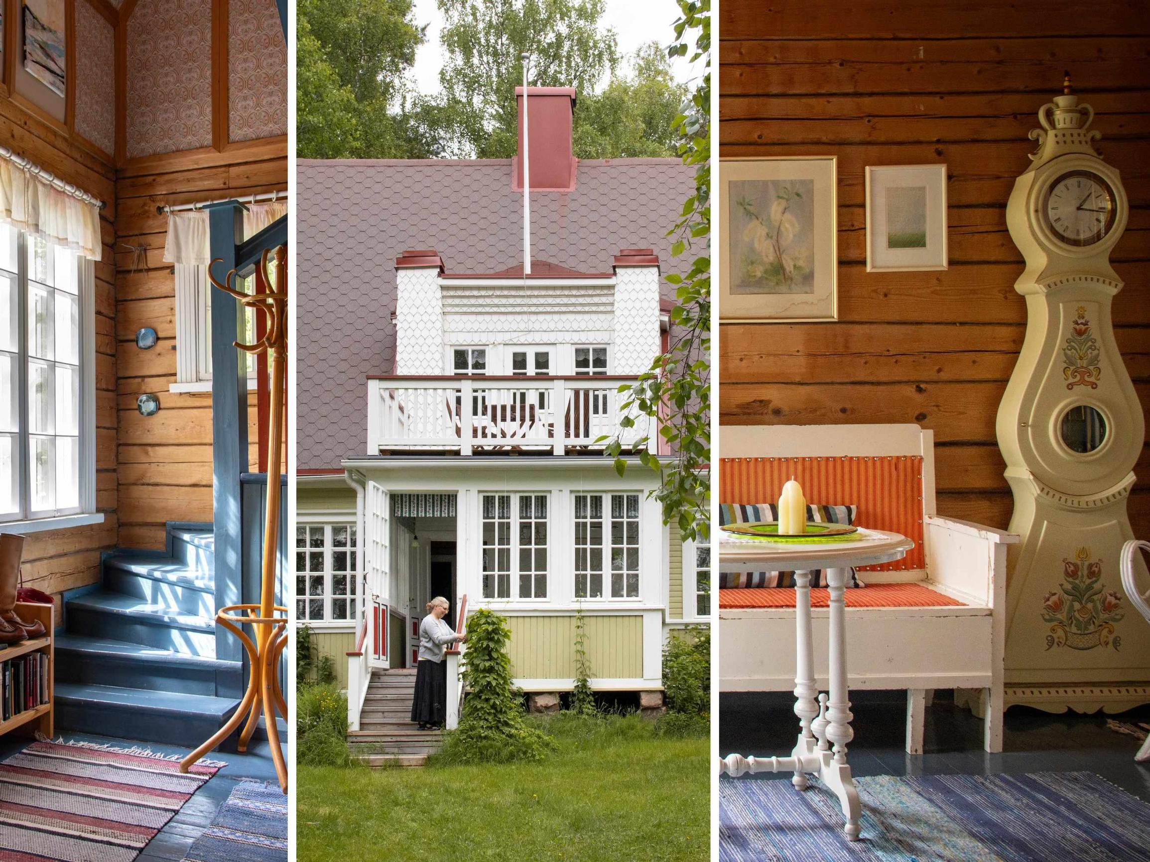 400 ikkunaruutua! Urakka oli aikamoinen, kun Päivi ja Risto kunnostivat piirilääkärin huikean huvilan