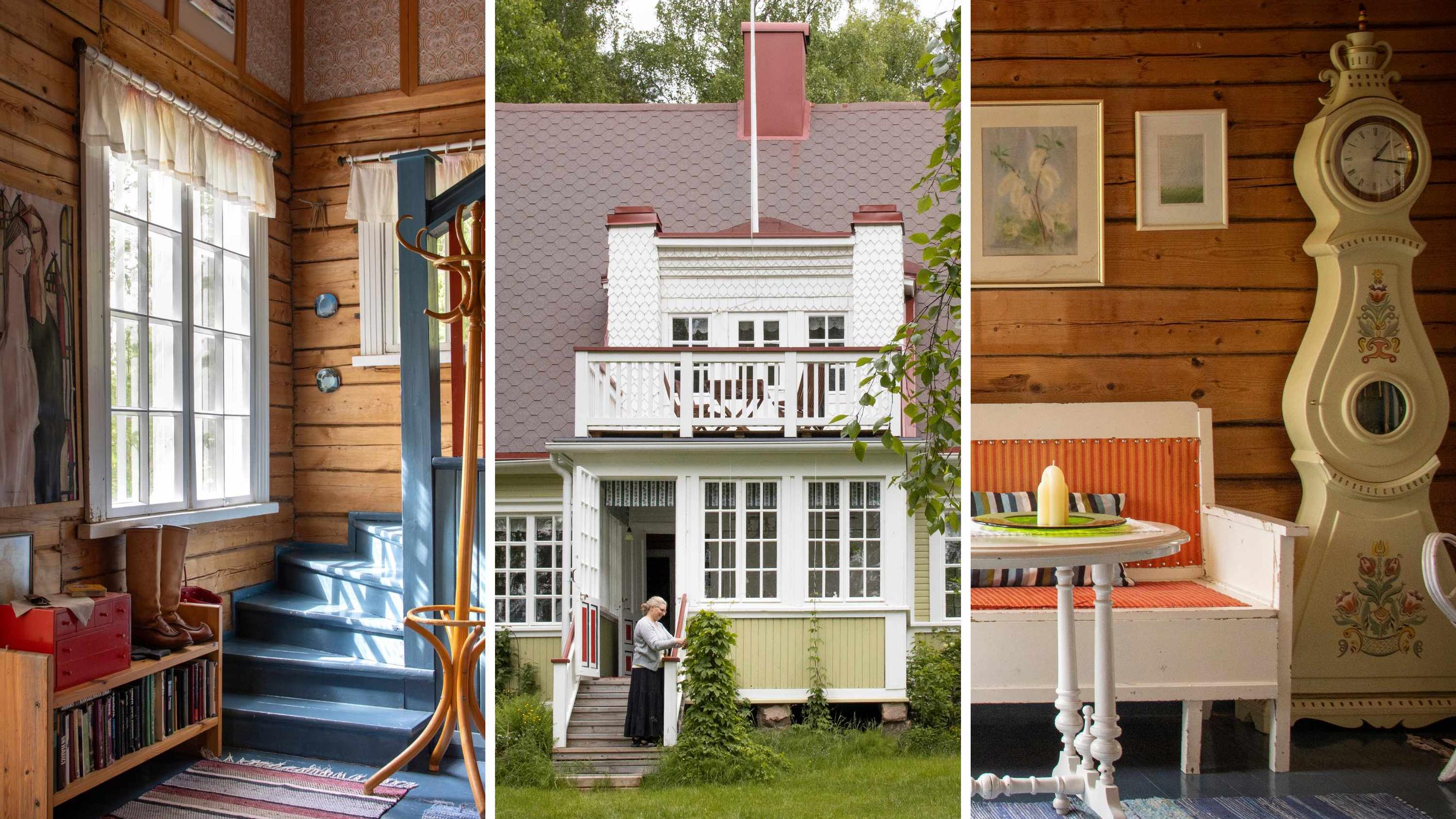 400 ikkunaruutua! Urakka oli aikamoinen, kun Päivi ja Risto kunnostivat piirilääkärin huikean huvilan