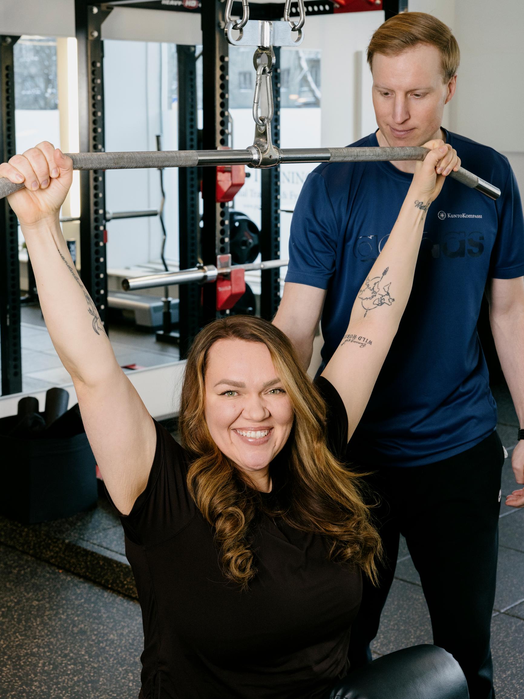 Veera aloitti ja lopetti kuntosalitreenin yhä uudestaan, kunnes löysi toimivan tavan