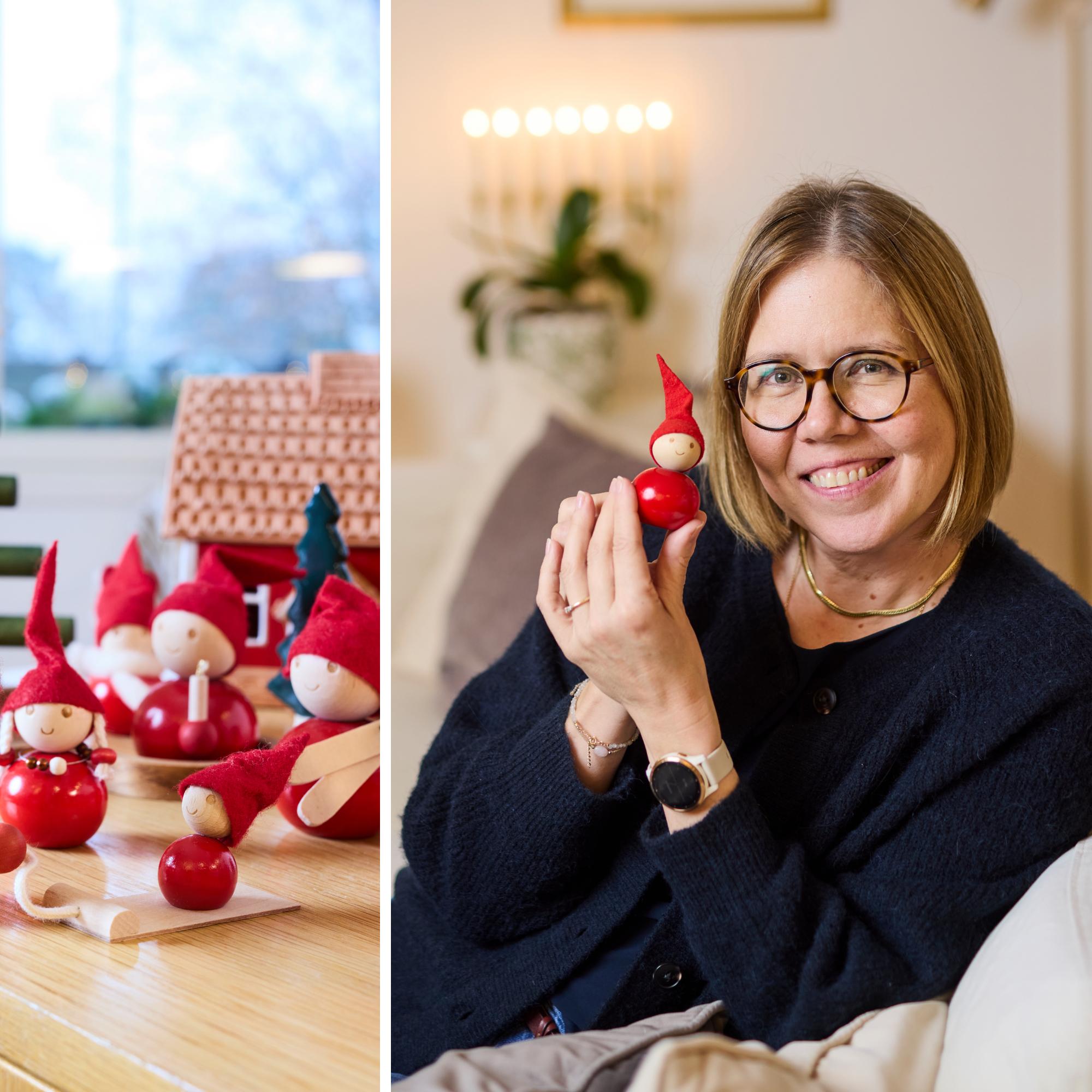 Johannan joulutunnelmaan kuuluu yli 50 Aarikan puista tonttua: ”Tunnistan aidon Aarikan tontun heti”