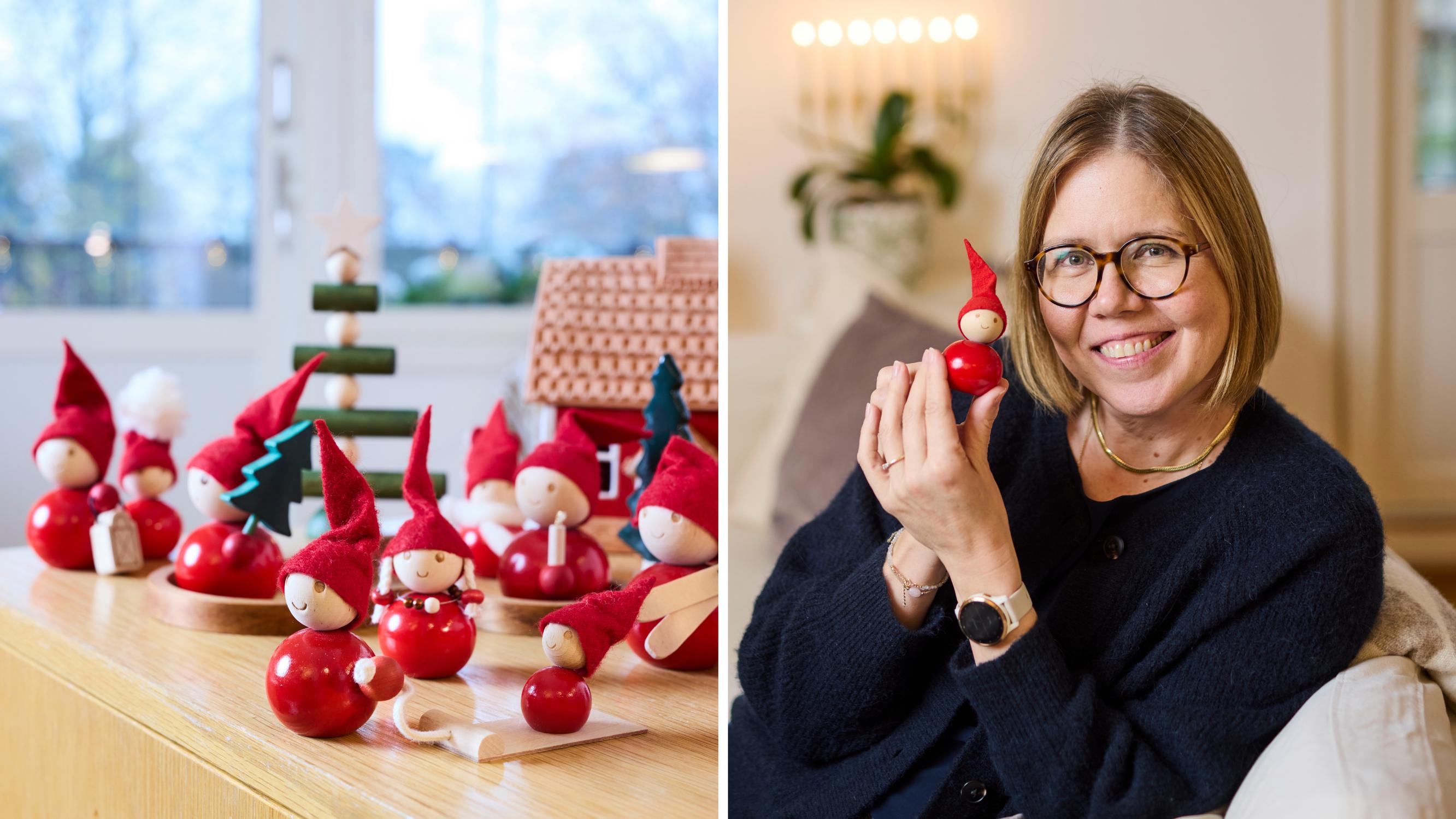 Johannan joulutunnelmaan kuuluu yli 50 Aarikan puista tonttua: ”Tunnistan aidon Aarikan tontun heti”