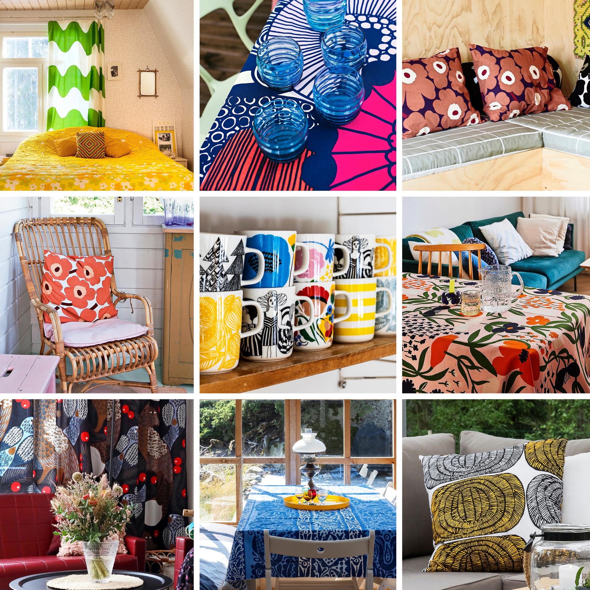 Mikä Marimekon kuoseista on suosikkisi? Onko kotonasi Marimekkoa? Vastaa nopeaan kyselyyn!