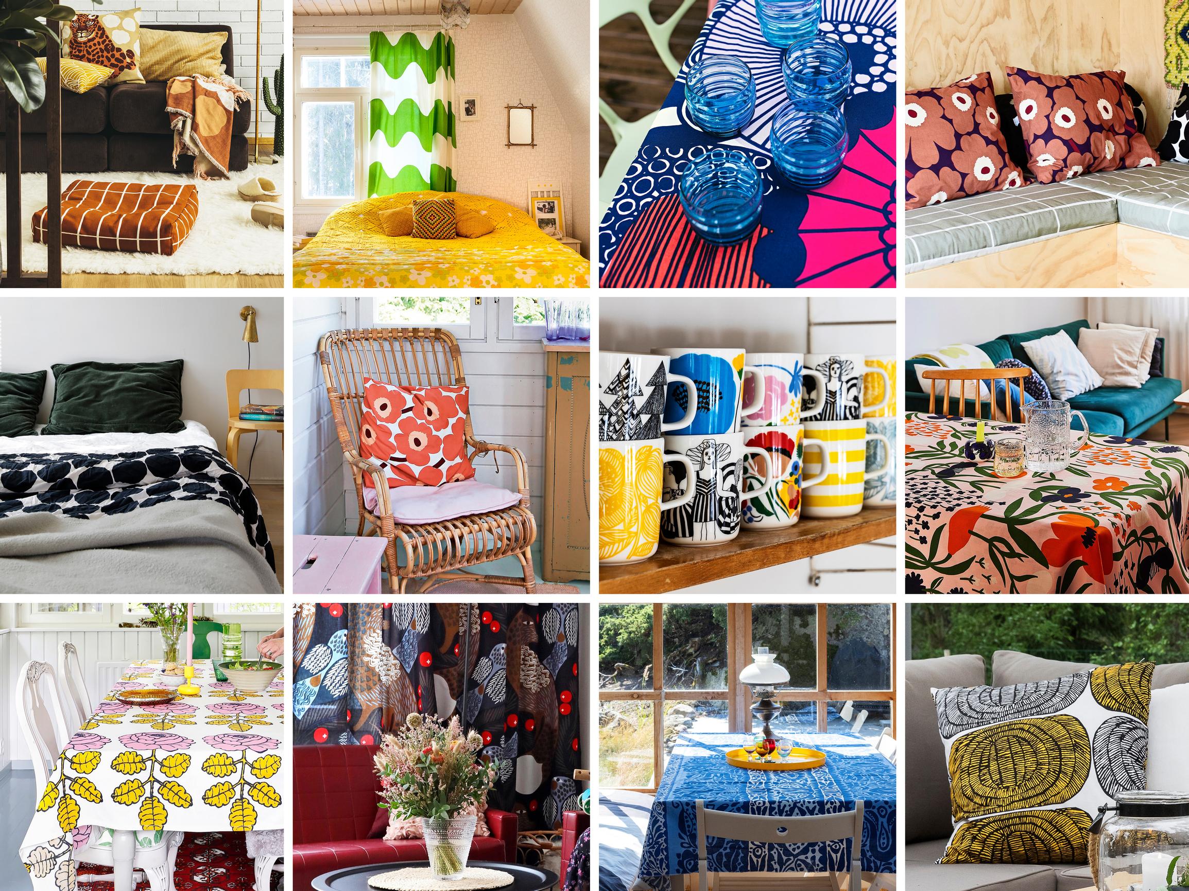 Mikä Marimekon kuoseista on suosikkisi? Onko kotonasi Marimekkoa? Vastaa nopeaan kyselyyn!