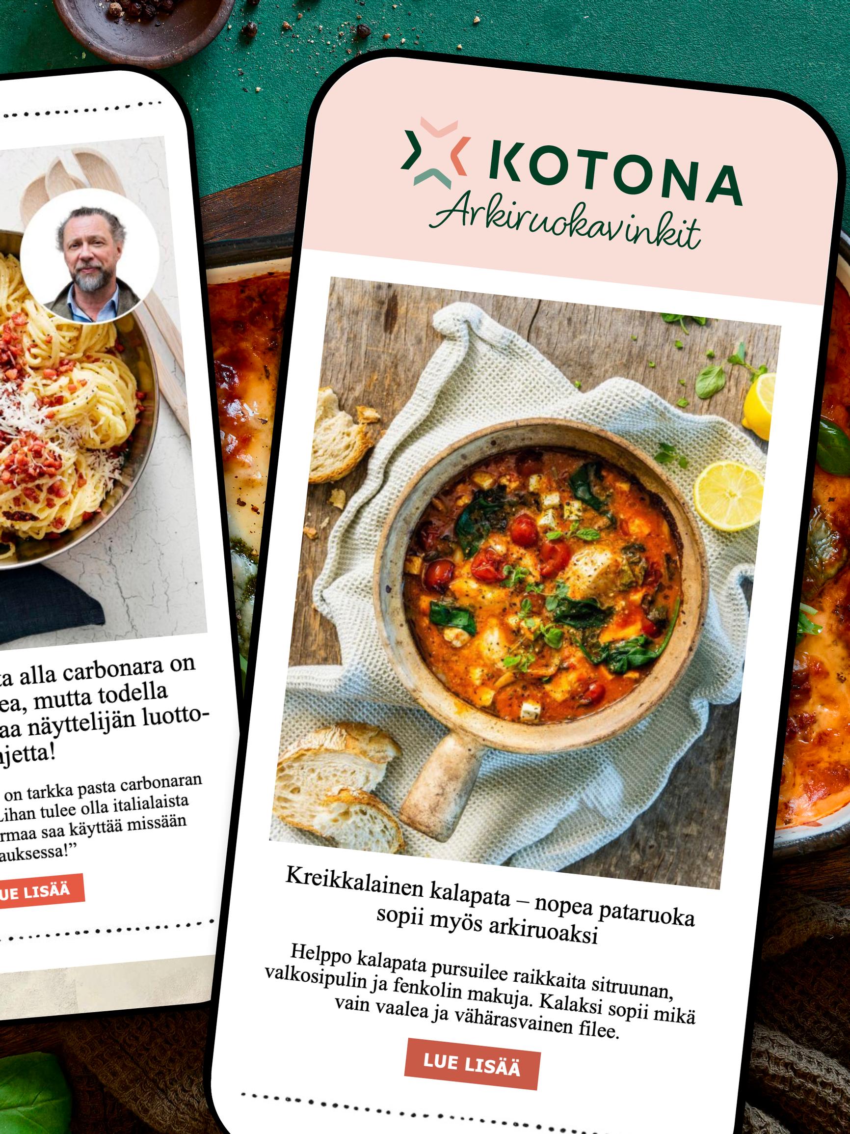 Tilaa Kotonan Arkiruokavinkit-uutiskirje – saat seuraavan viikon ruokalistan suoraan sähköpostiisi!