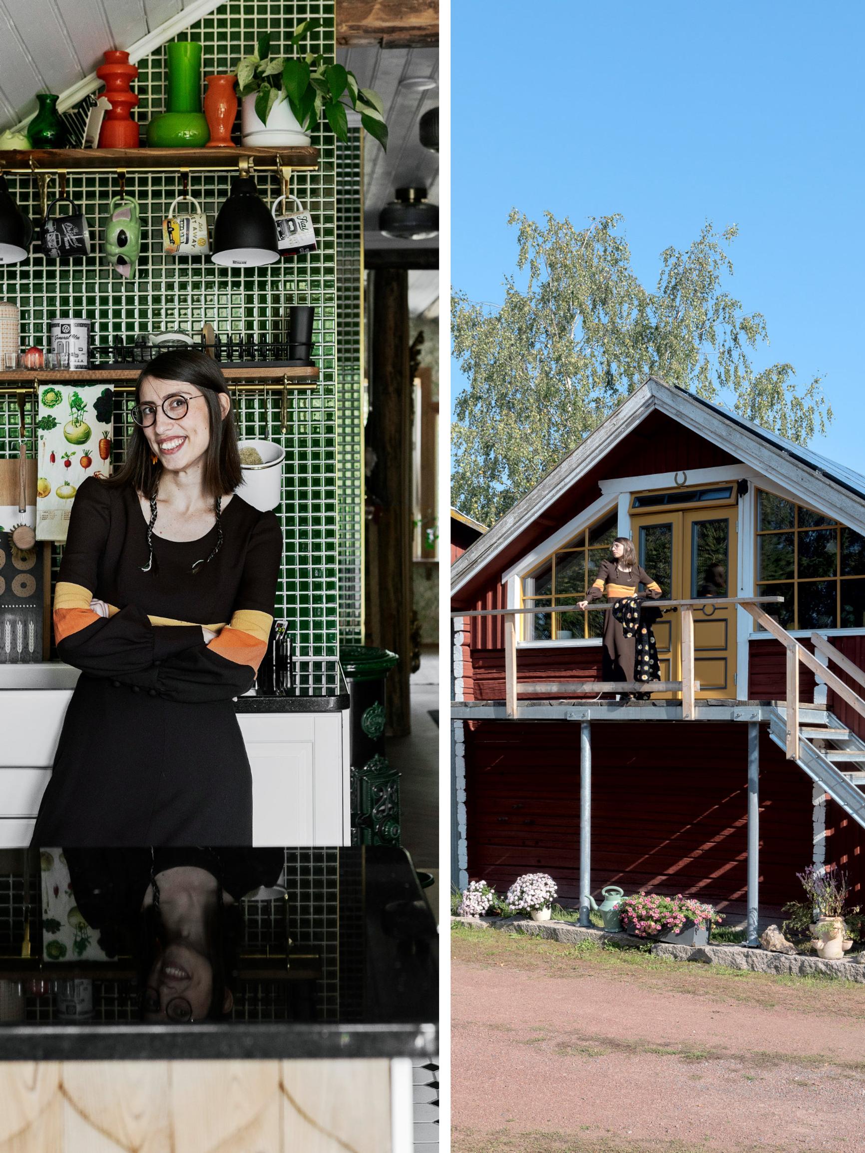 Sielukas koti vinon katon alla – vilja-aitan vintillä oli romua ja raatoja, kun Nadja ja Aki päättivät remontoida sinne kodin