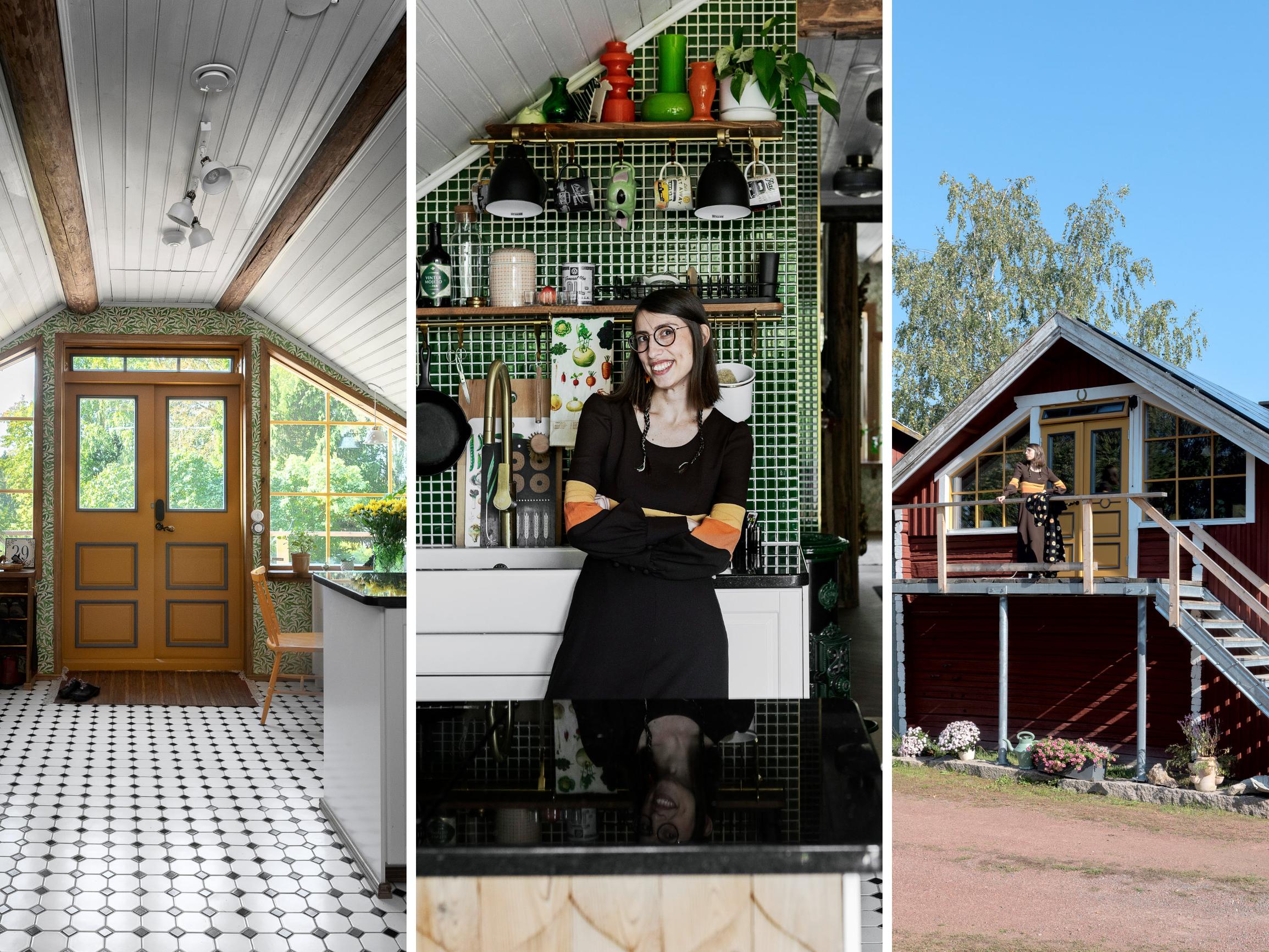 Sielukas koti vinon katon alla – vilja-aitan vintillä oli romua ja raatoja, kun Nadja ja Aki päättivät remontoida sinne kodin