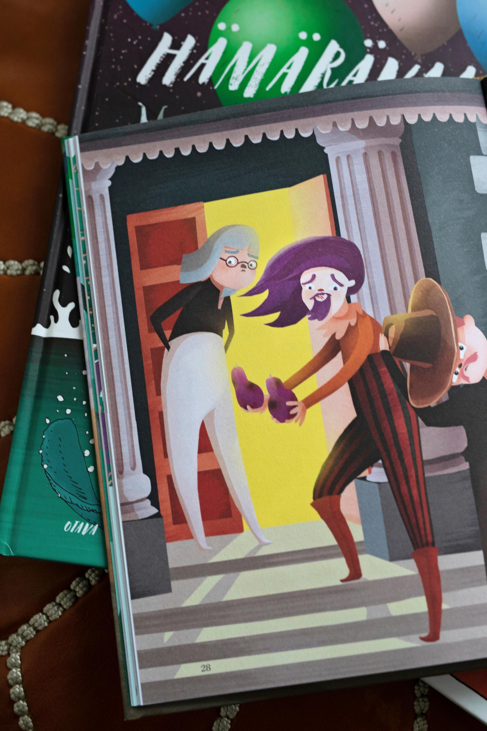 Jennan kuvittamia lastenkirjoja.