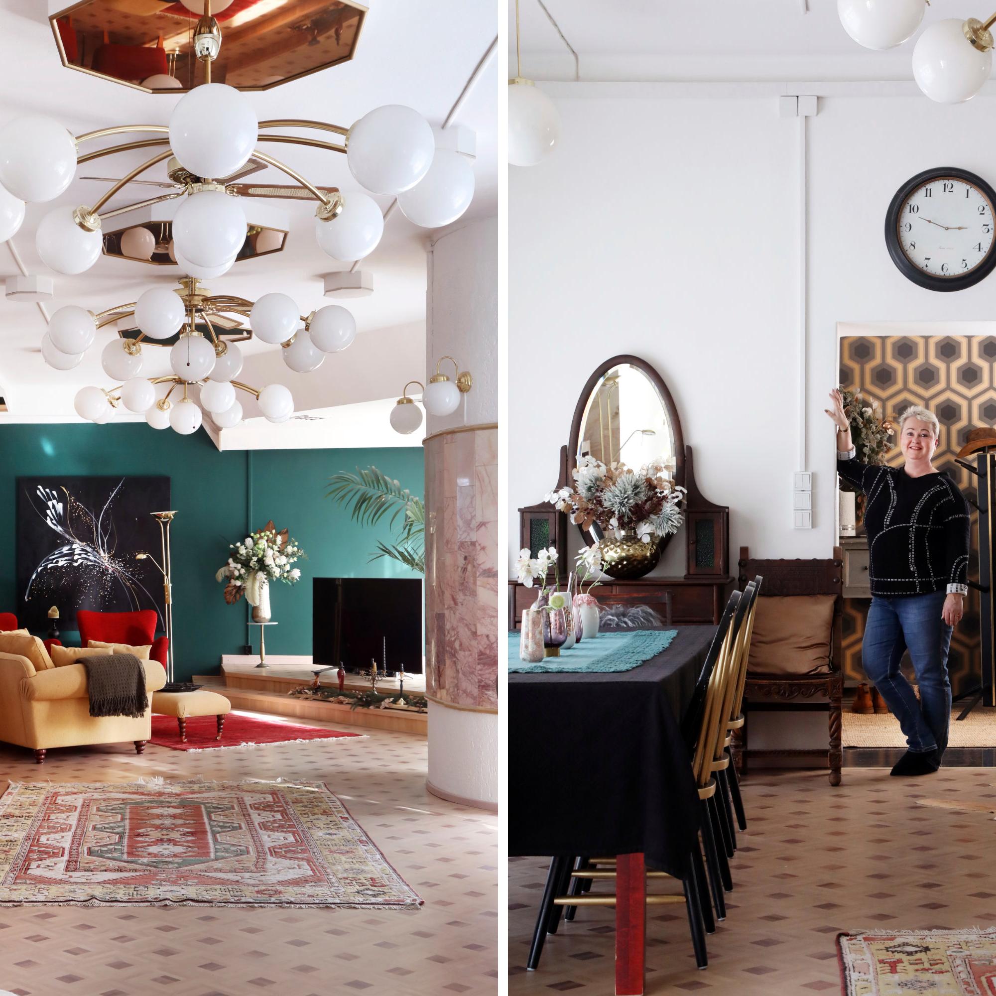 Sanna asuu 145 neliön yksiössä – entisessä valtakunnansalissa on puhujakoroke ja marmoriseinät