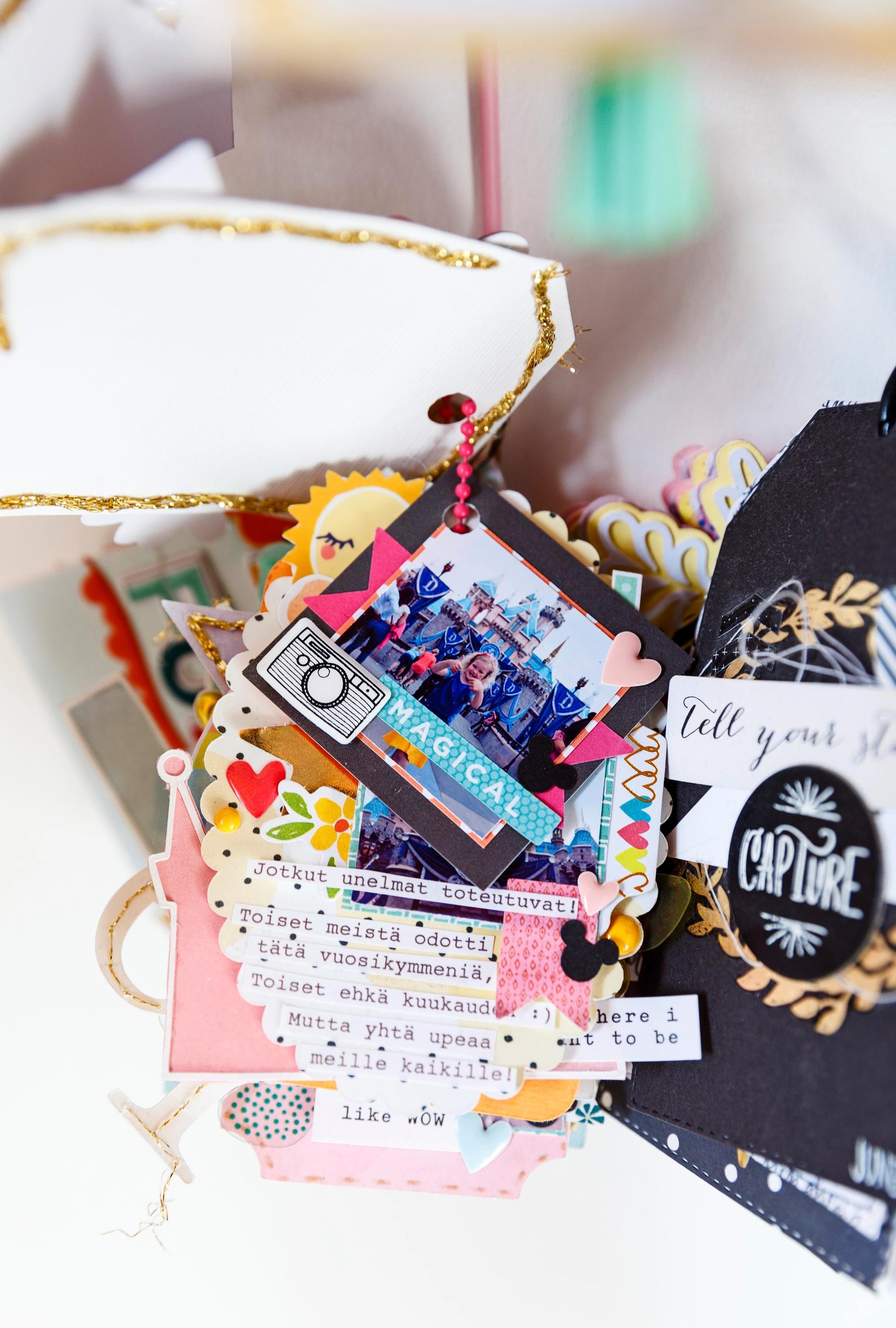 askartelutyö läheltä kuvattuna