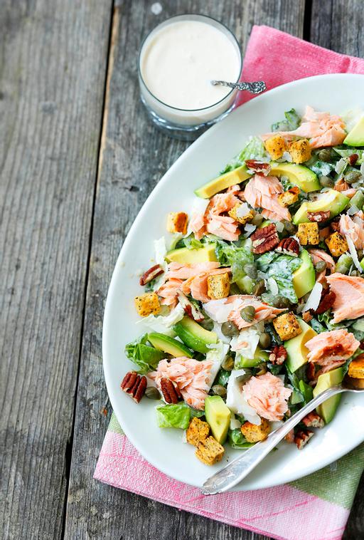 Savulohisalaatti Meillä kotona